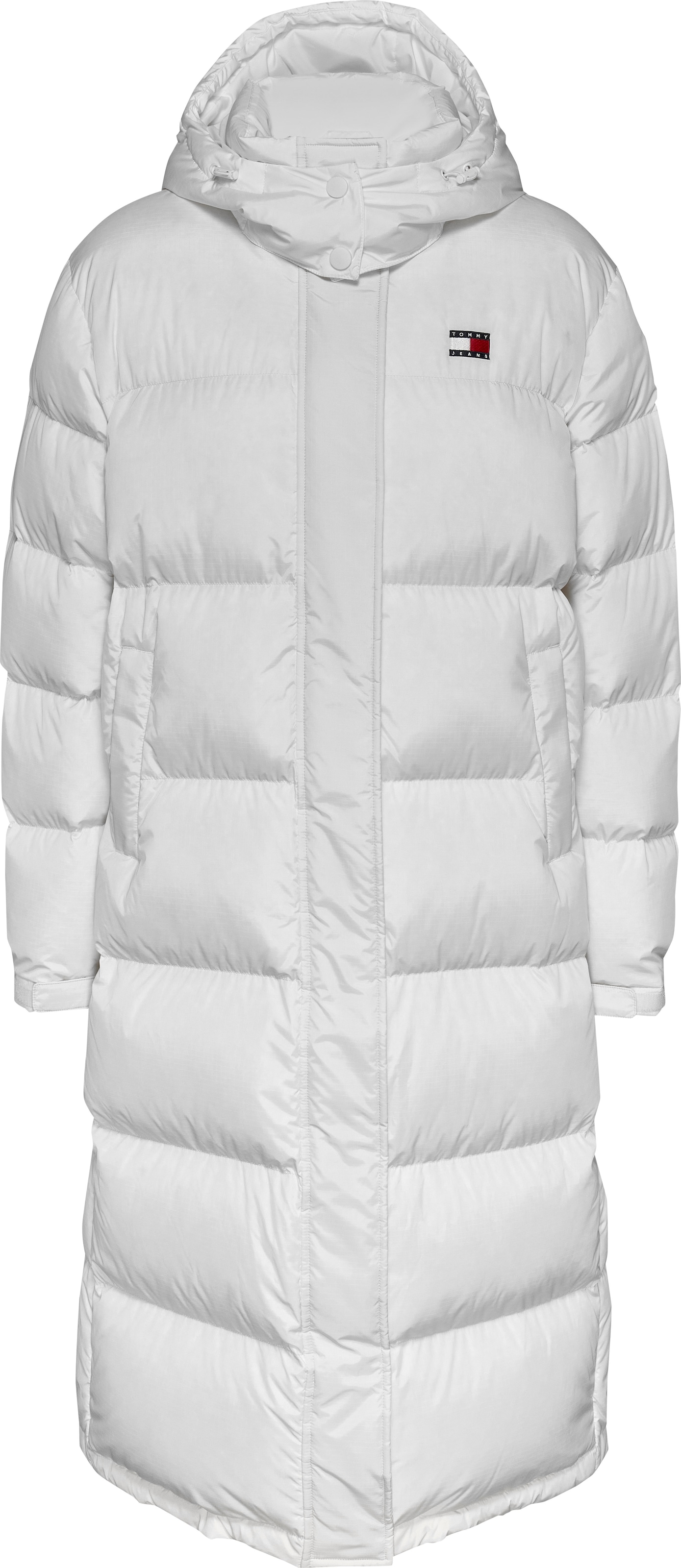 Tommy Jeans Steppmantel »TJW ALASKA LONG PUFFER EXT«, mit Logostickerei