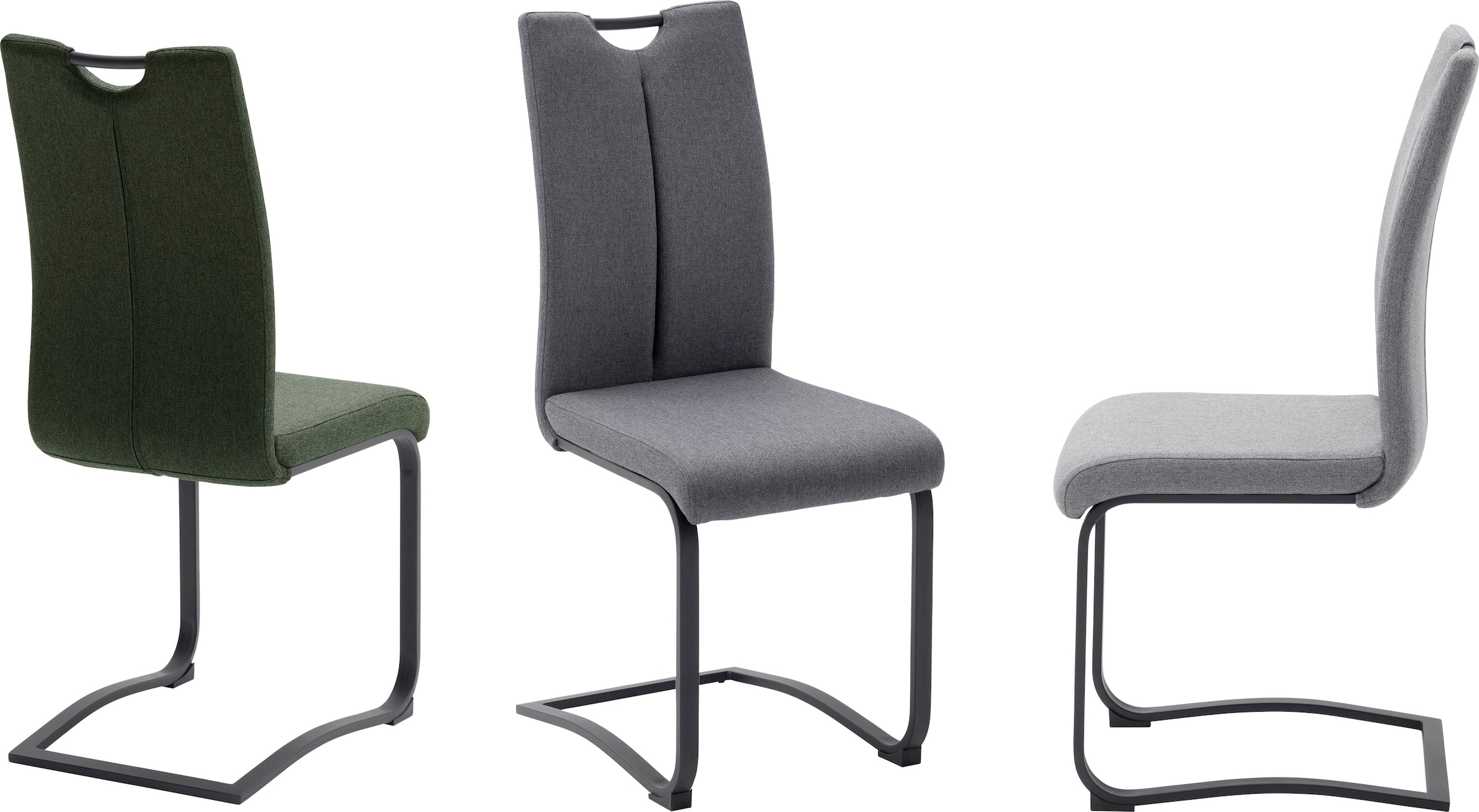 bestellen online Stoffbezug furniture Stuhl »Sambia«, bis Jelmoli-Versand St., kg 4 4-er Freischwinger MCA (Set), belastbar Griffloch, mit | 120 und Set,