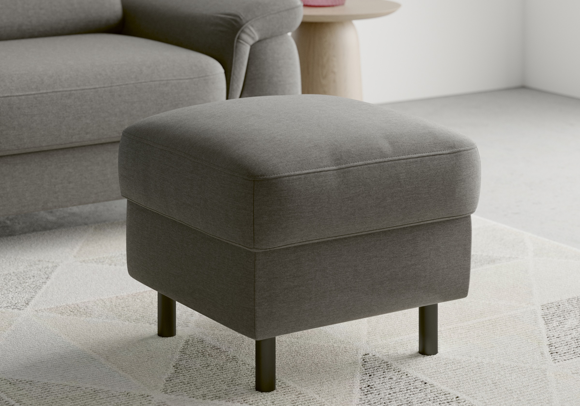 sit&more Stauraumhocker »Sinatra«, Sitzfläche ist abnehmbar, mattschwarze Metallfüsse
