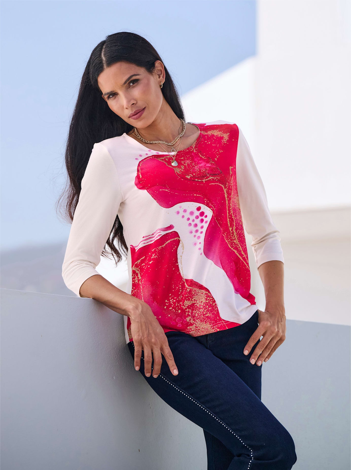 heine T-Shirt »Shirt« 1 tlg.