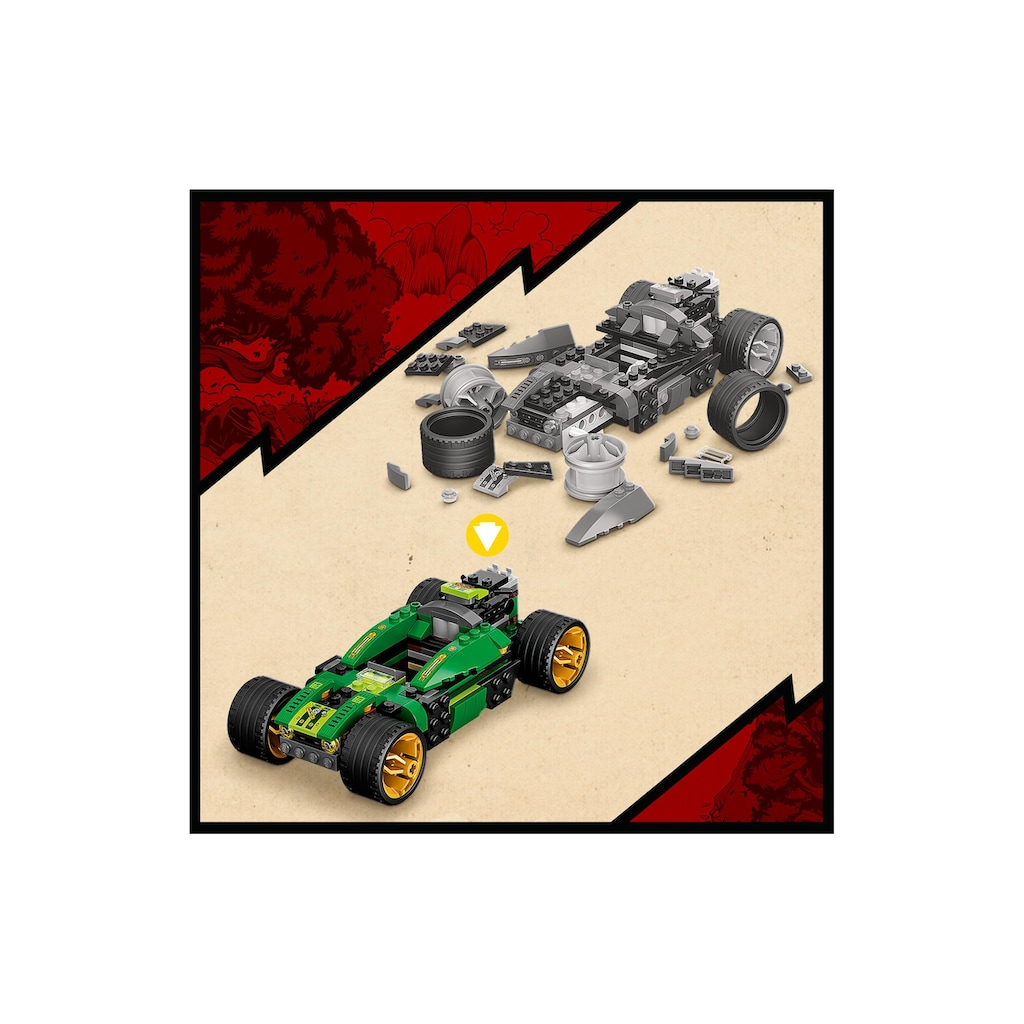 LEGO® Spielbausteine »Lloyds Rennwagen EVO«, (279 St.)