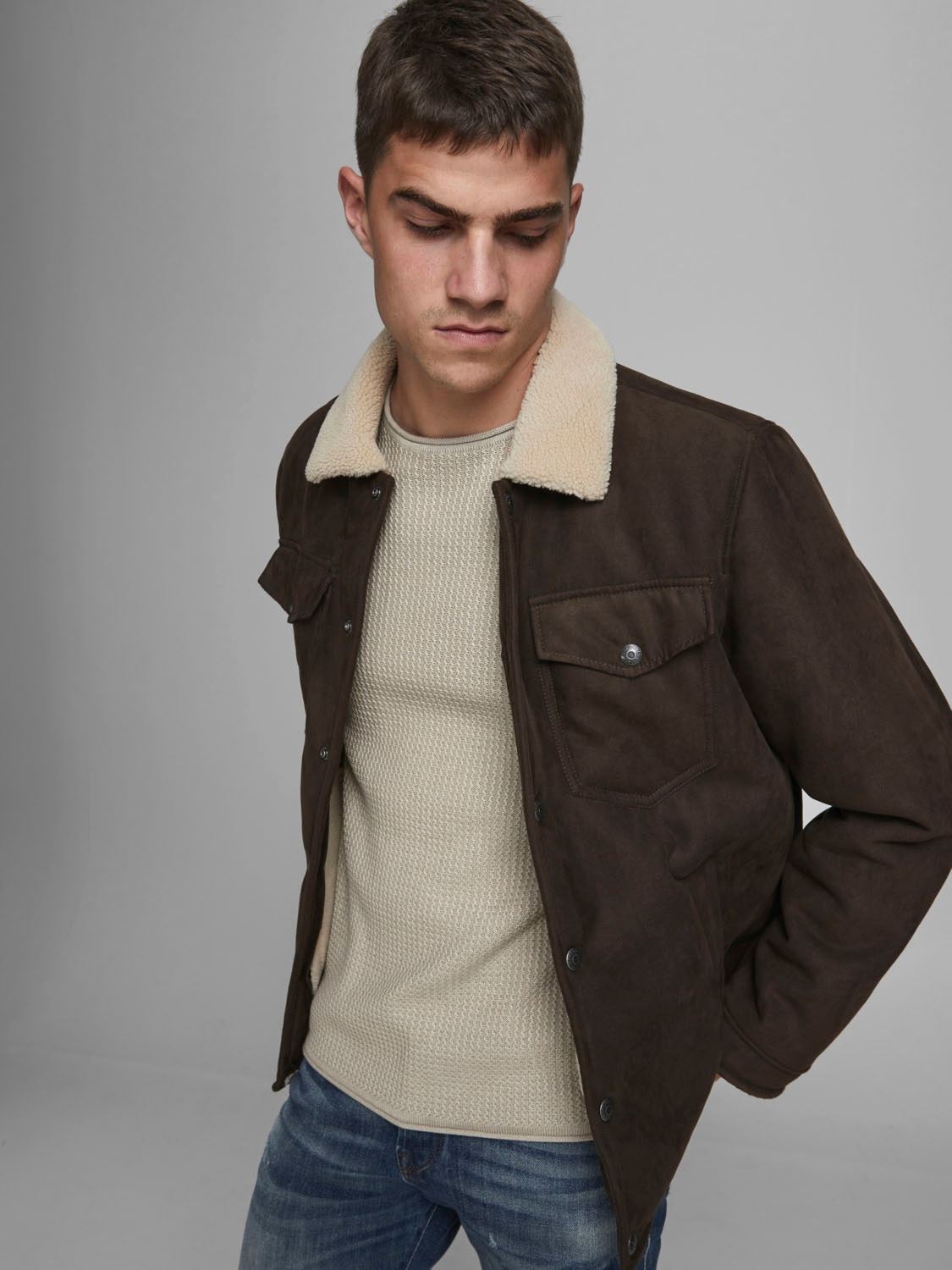 Jack & Jones Rundhalspullover »Carlos«