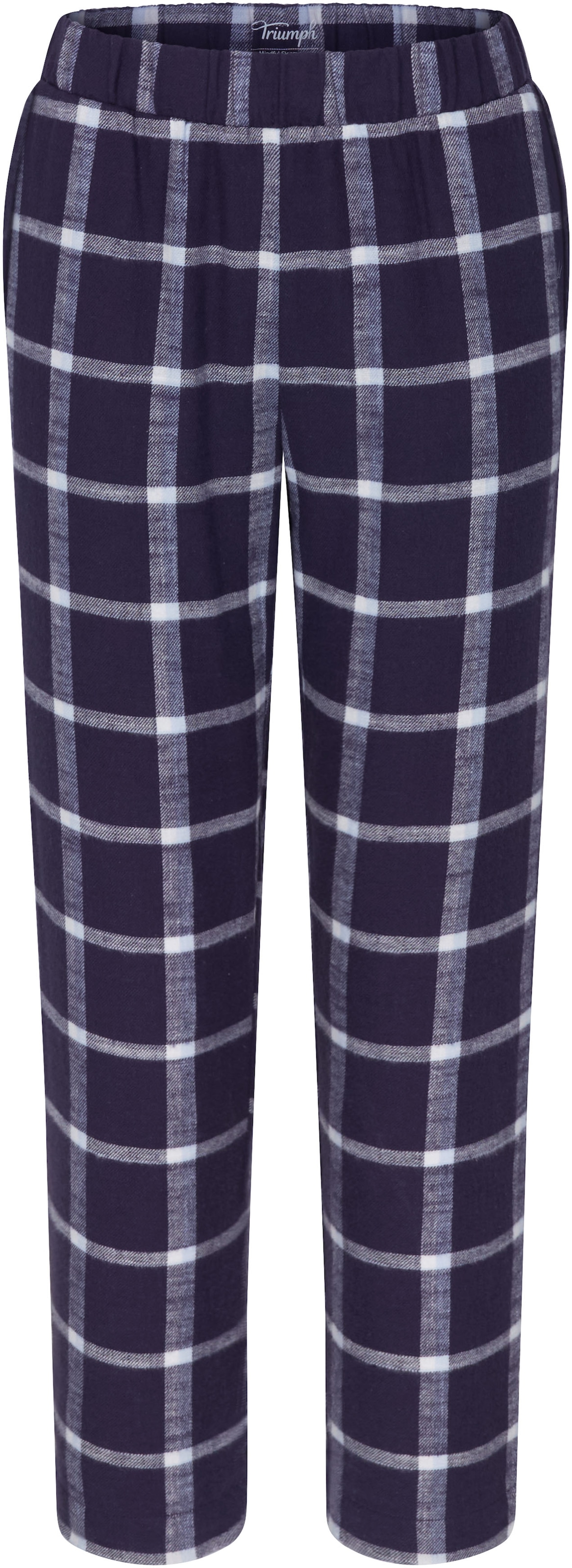 Triumph Loungehose »Mix & Match Tapered Trouser Flannel 02 X«, (2aktEich), angenehm weich, Karo-Muster