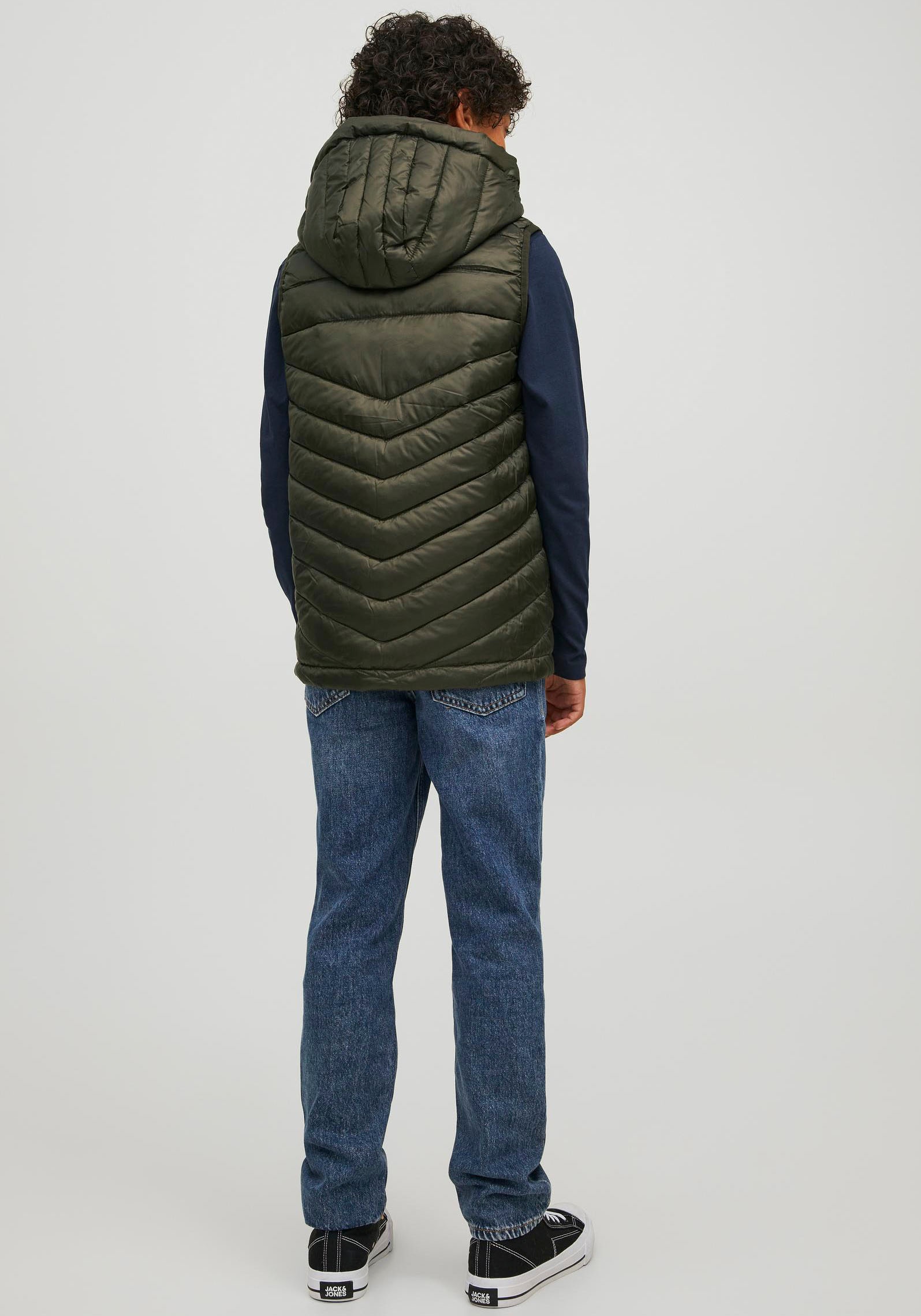 Jack & Jones Junior Steppweste »JJEHERO BODYWARMER HOOD NOOS JNR«