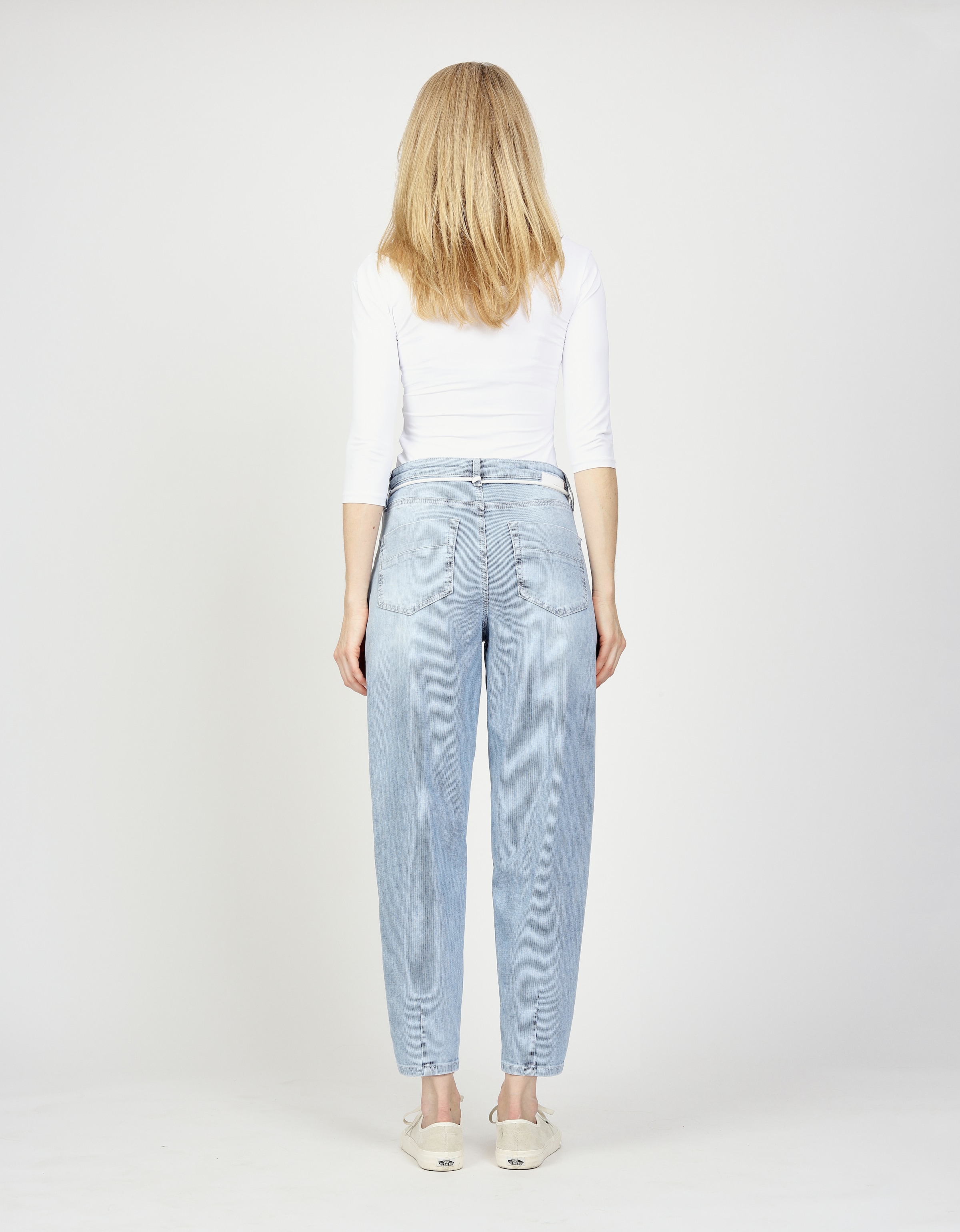 GANG Ankle-Jeans »94SILVIA JOGGER«, im Ballon-Fit, lässig-weiter O-Shape