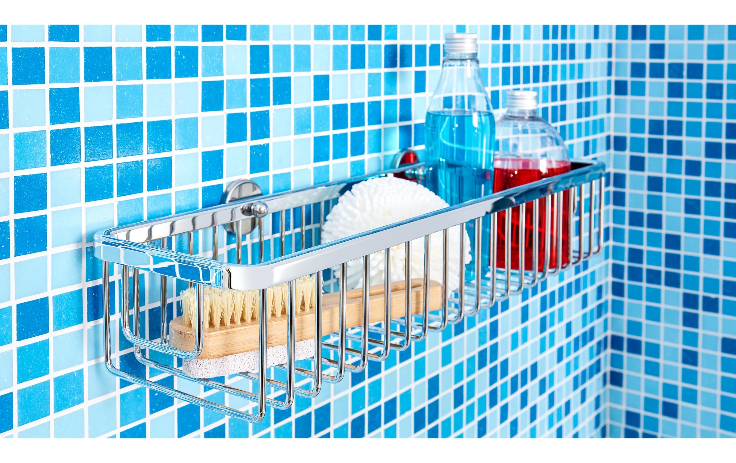 Tesa, tesa Badregal »Aluxx einstöckig, XL«, silberfarben, Aluminium, B/H/T: 45 cm x 9,2 cm