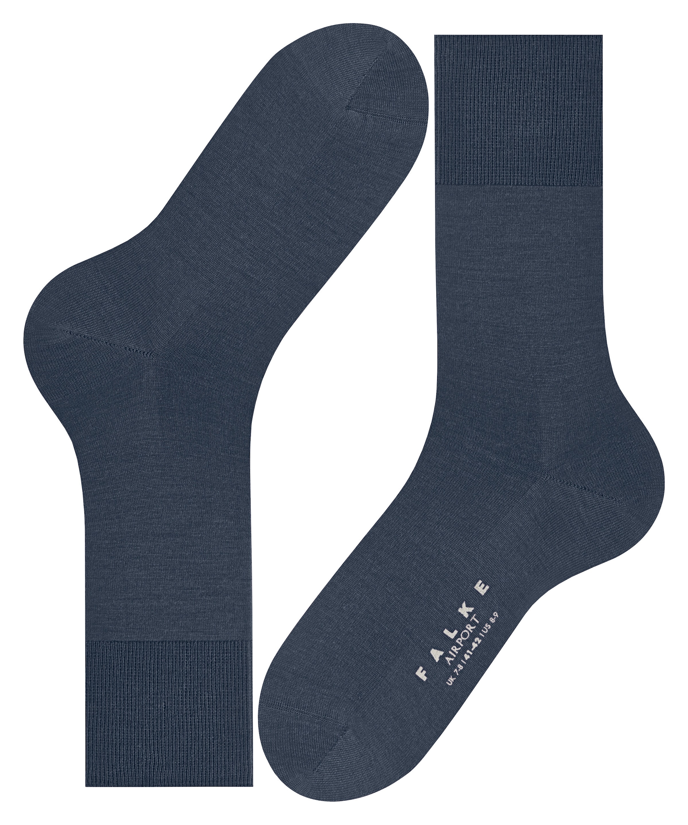 FALKE Socken »Airport«, mit Merinowolle aussen, Baumwolle innen, atmungsaktiv