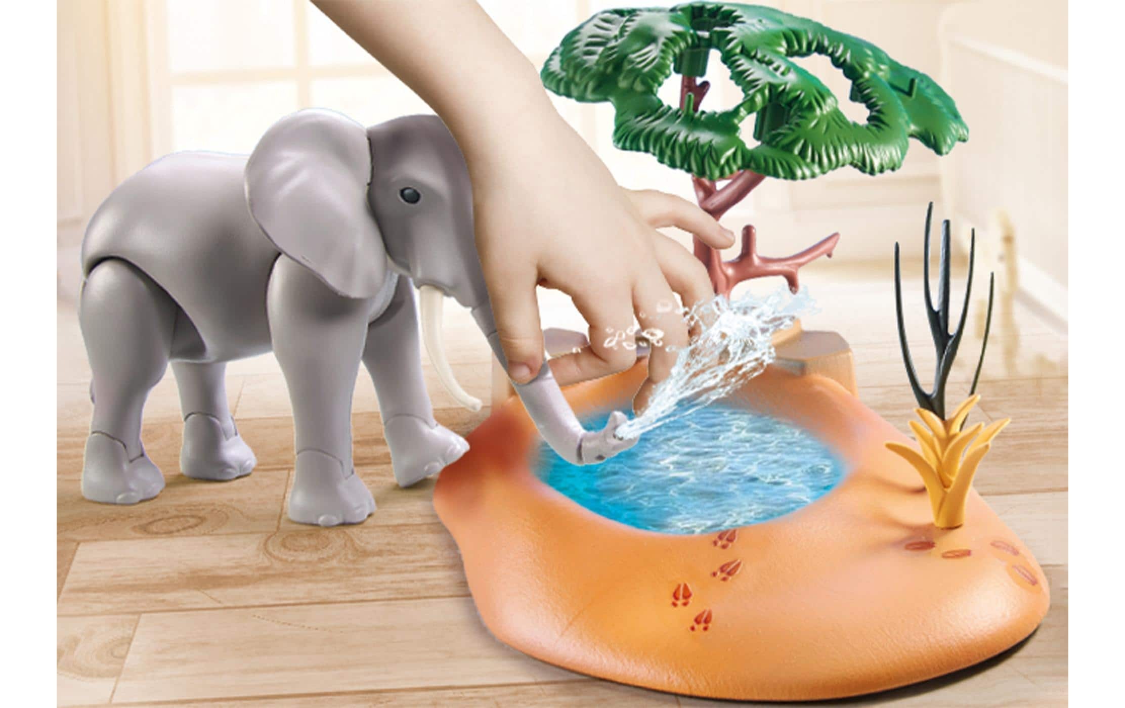Playmobil® Spielbausteine »Wiltopia Spritztour zum Wasserloch 71294«, (35 St.)