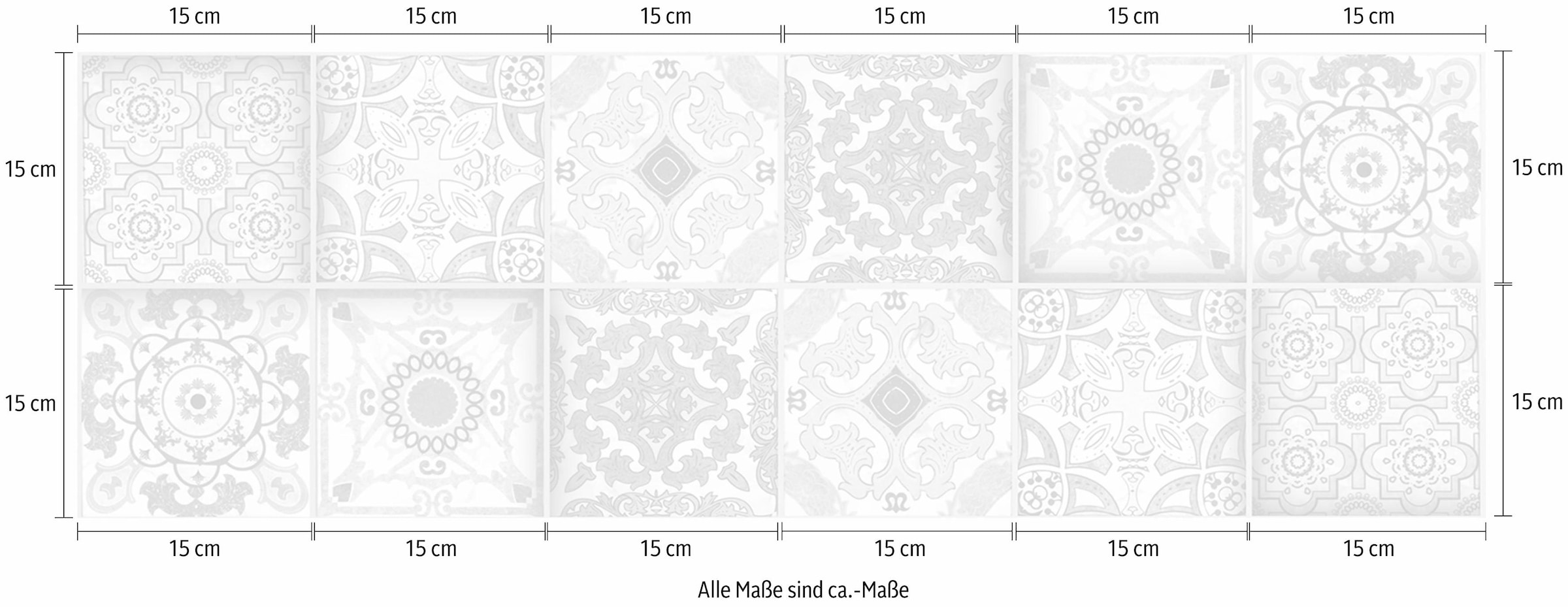 Home affaire Fliesenaufkleber »Ornamente«