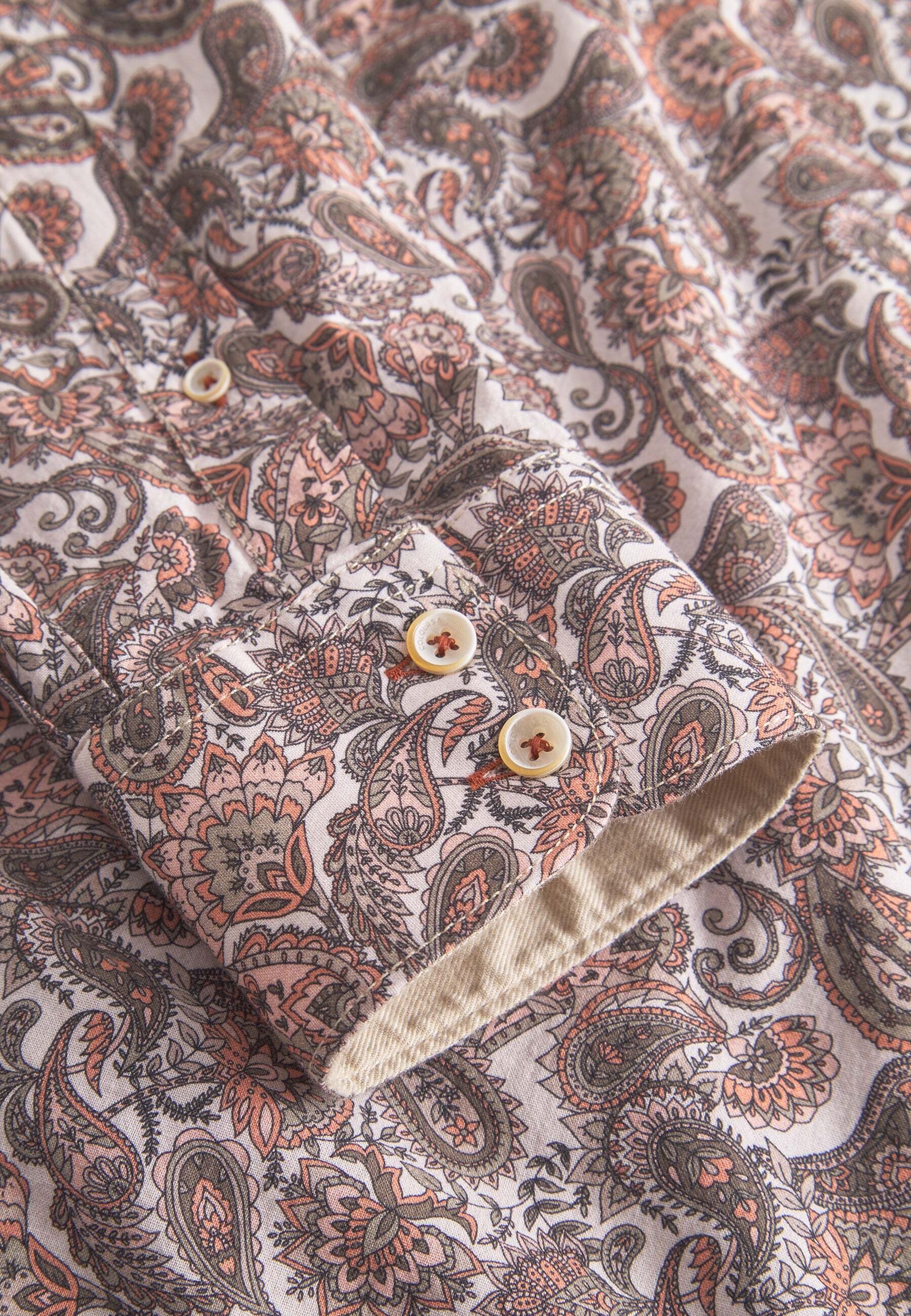 colours & sons Langarmhemd »colours & sons Langarmhemd Shirt Printed«