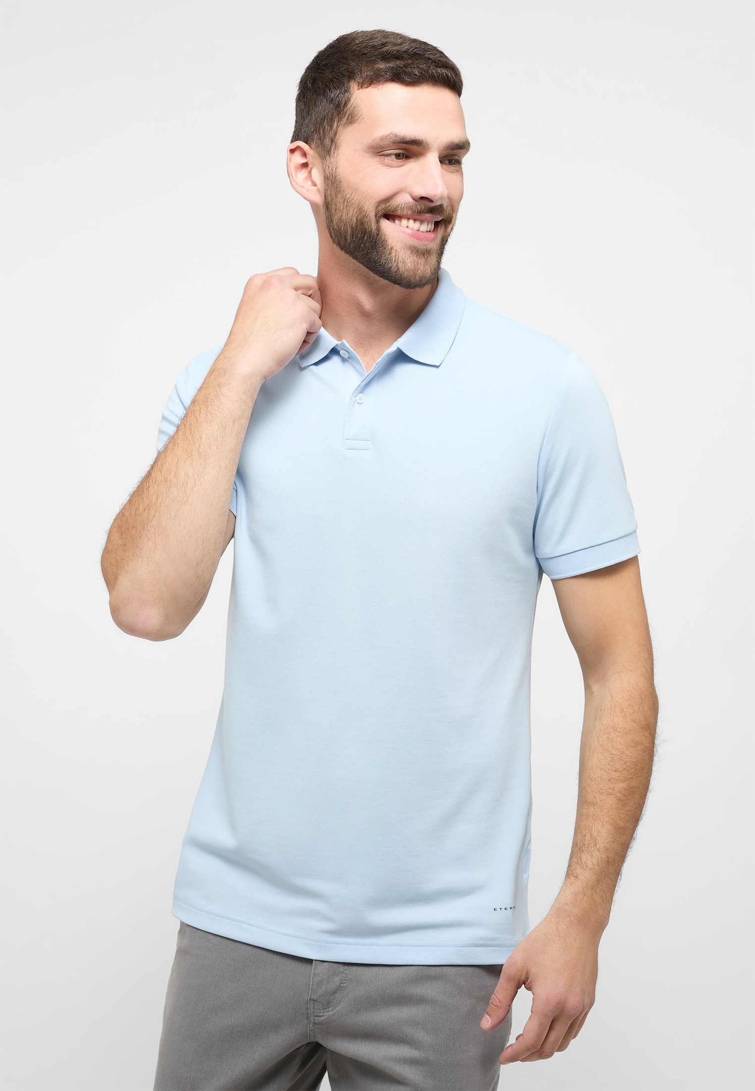 Eterna Langarm-Poloshirt »MODERN FIT« | Jelmoli-Versand online kaufen