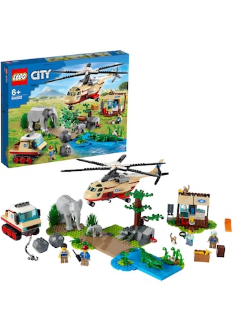 LEGO® Konstruktionsspielsteine »Tierrettungseinsatz (60302), LEGO® City«, (525 St.) kaufen