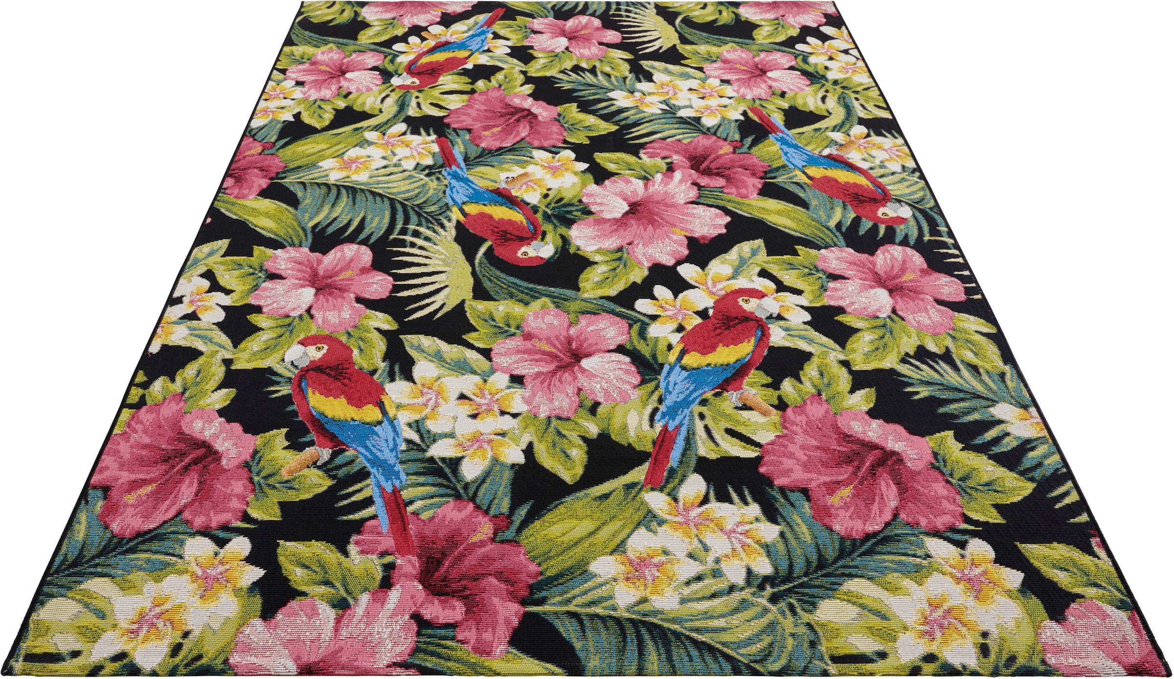 HANSE Home Outdoorteppich »Tropical Feeling«, rechteckig, 3 mm Höhe, In-& Outdoor, Teppich, Wetterfest, Balkon, Garten, Wohnzimmer, Floral