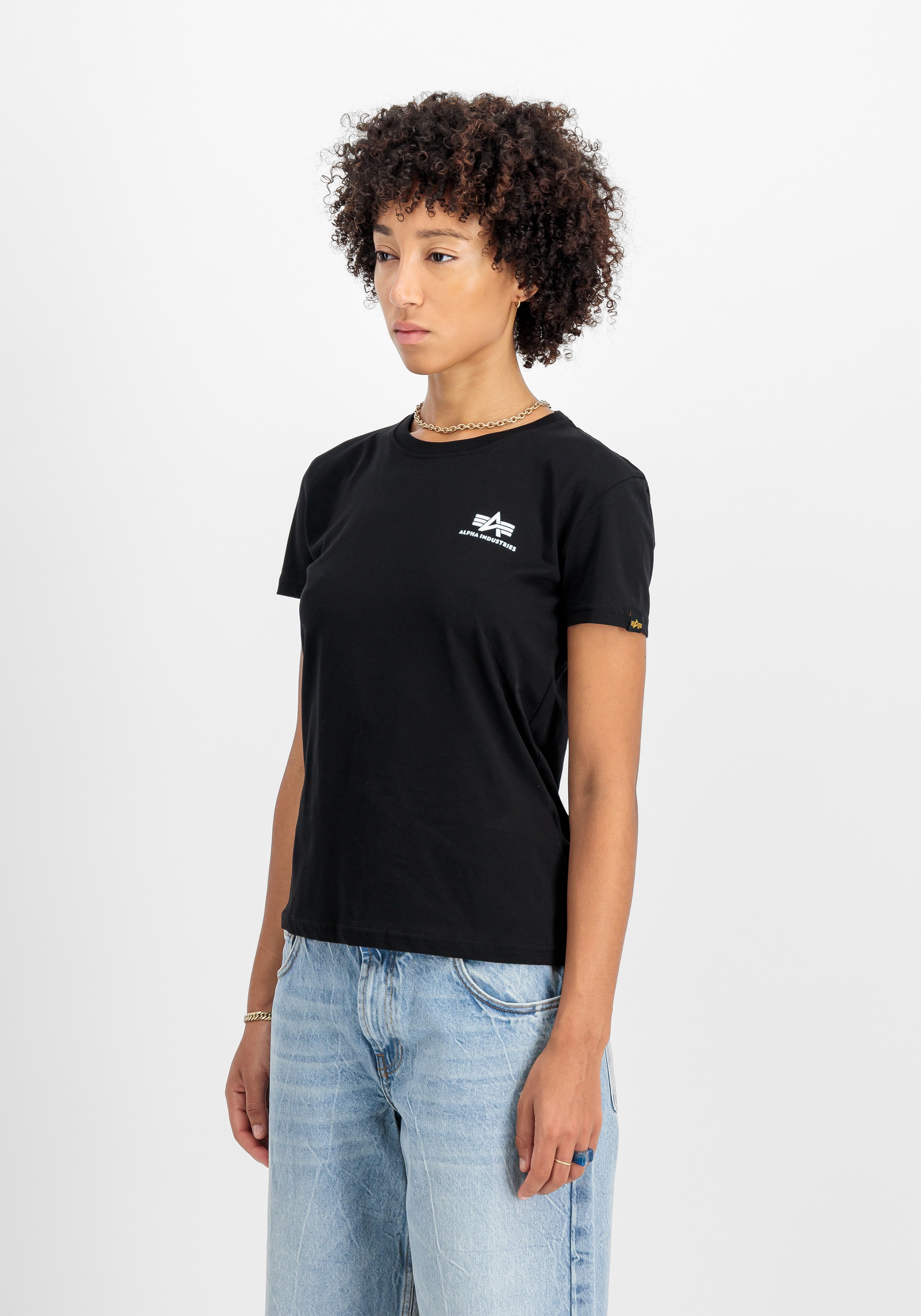 Alpha Industries T-Shirt »Alpha Industries Women - T-Shirts Basic T-Shirt SL W«