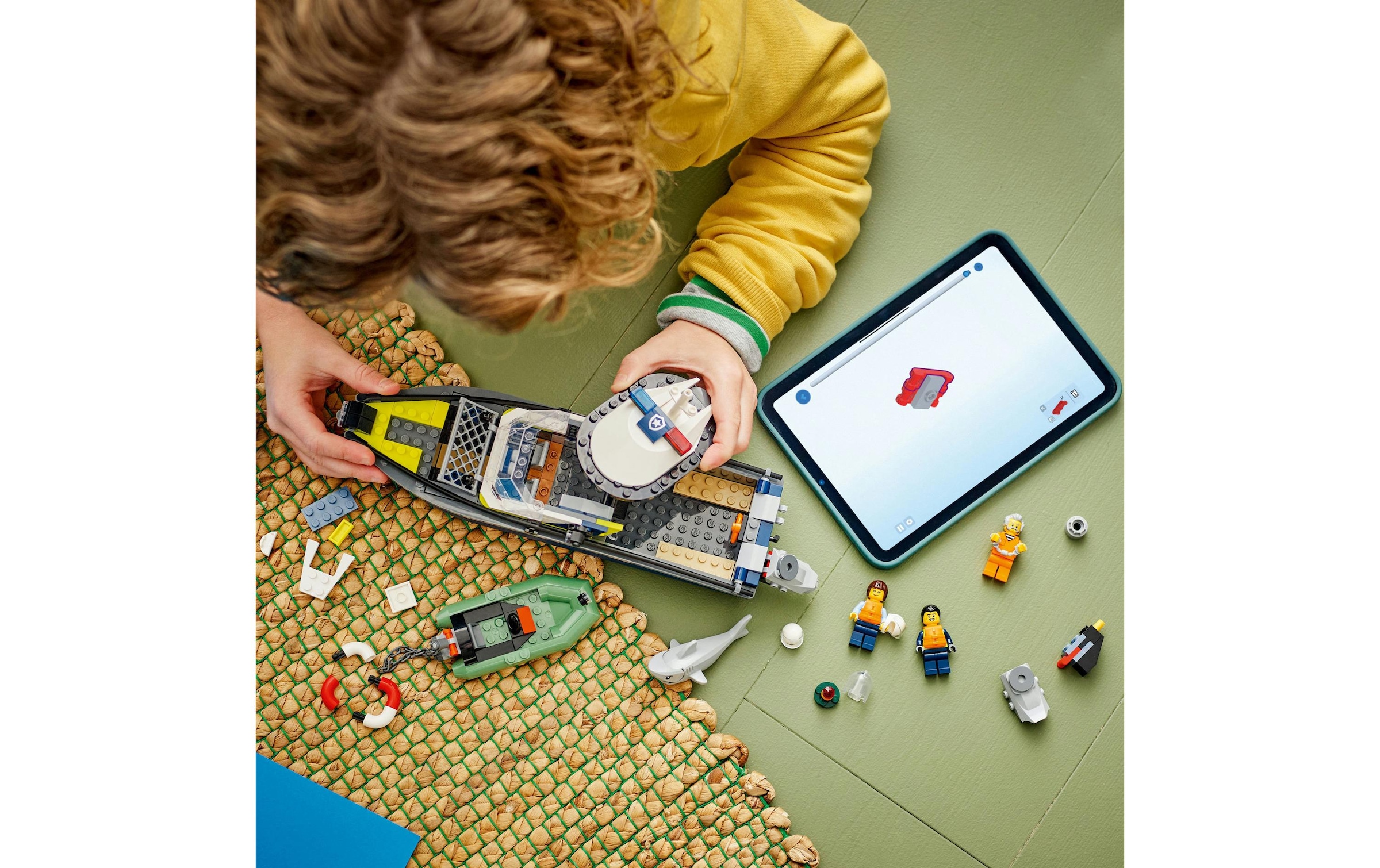 LEGO® Spielbausteine »City Verfolgungsjagd im Polizeiboot 60456«, (264 St.)