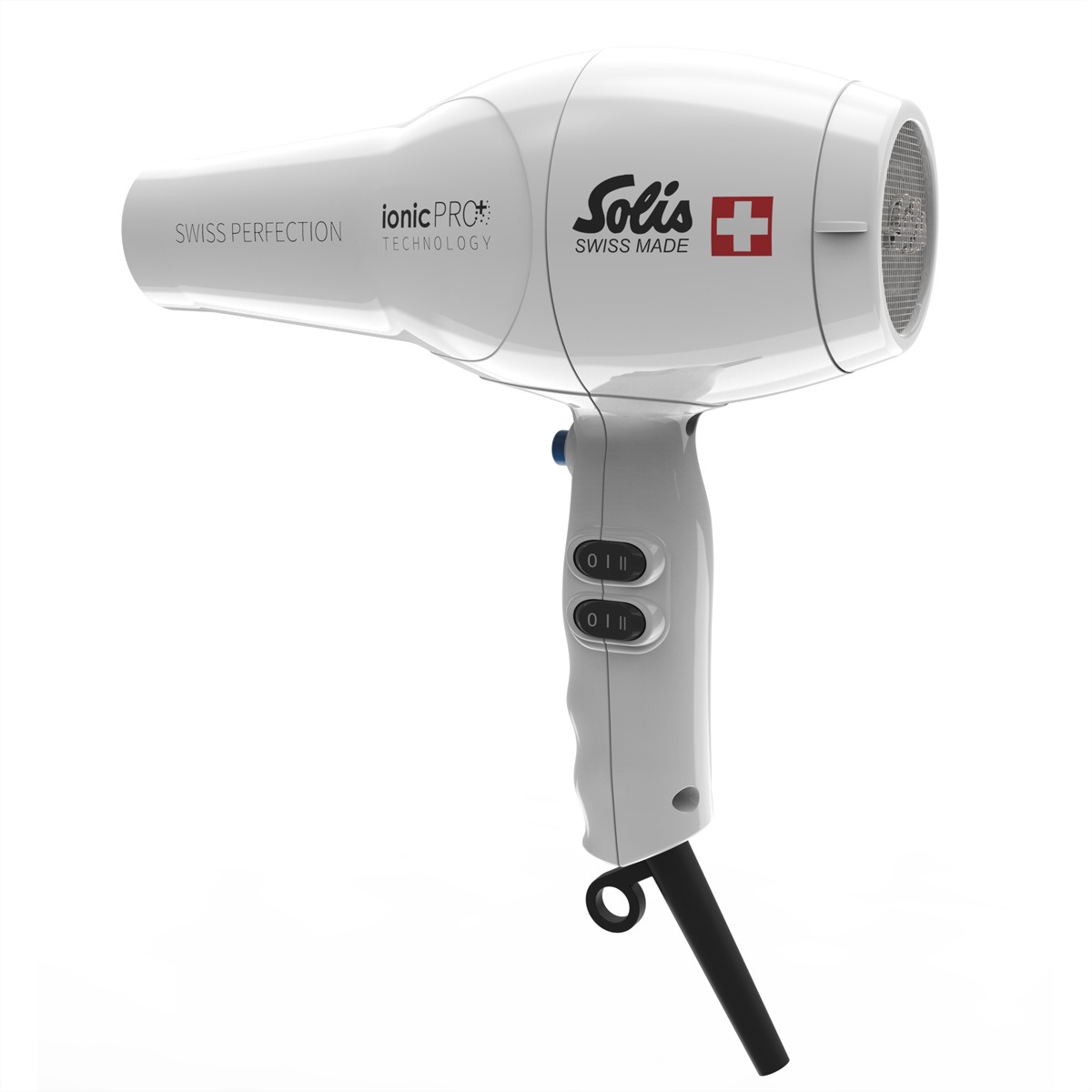 SOLIS OF SWITZERLAND Haartrockner »Solis Haarföhn Swiss Perfection 443, mit Wandhalterung weiss«
