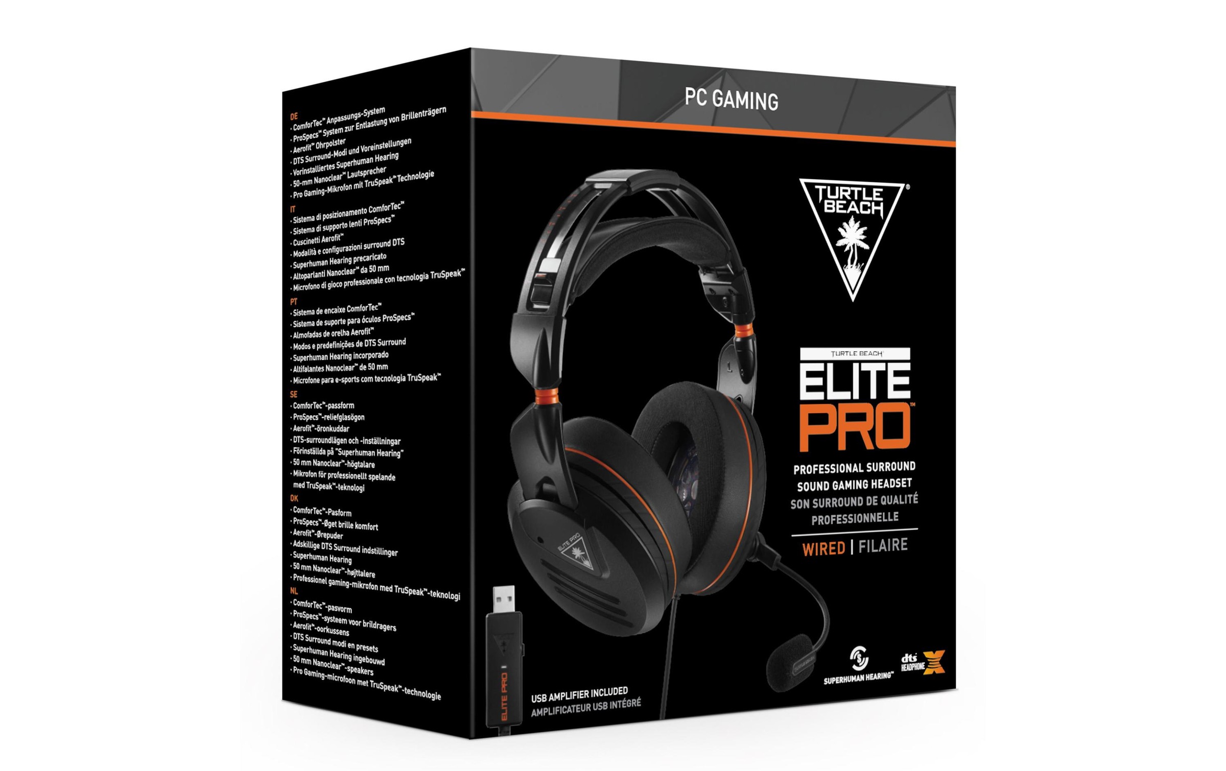Turtle Beach Headset »Elite Pro Schwarz Orange«