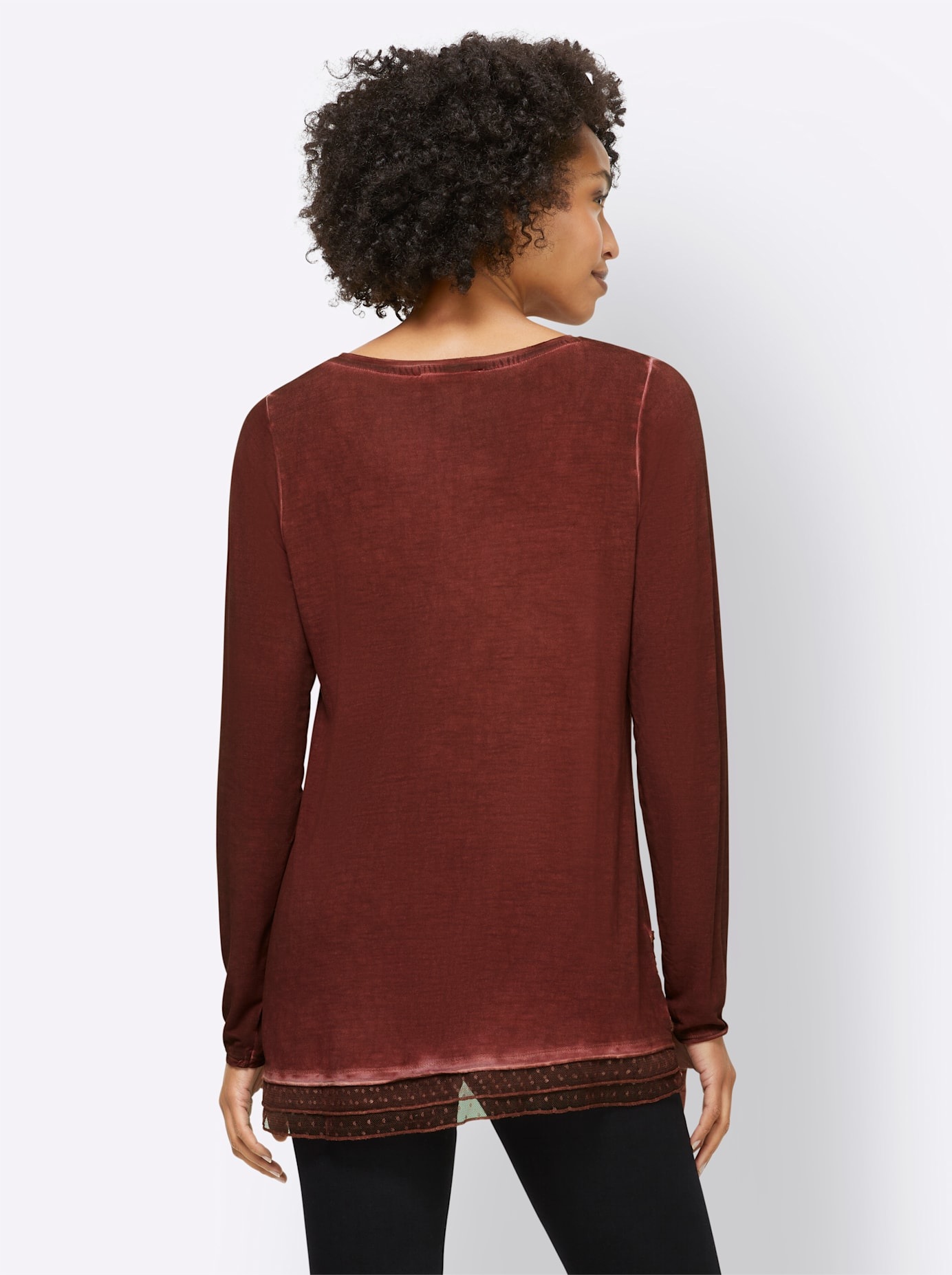 heine Rundhalsshirt »Shirt«, (1 tlg.)