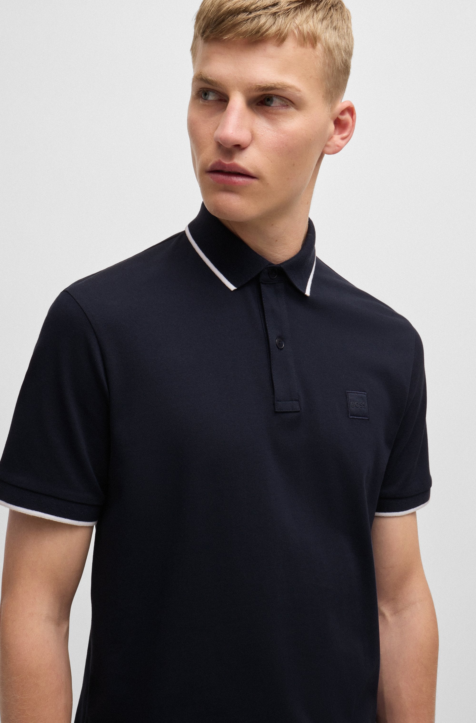 BOSS ORANGE Poloshirt »Passertip«, mit BOSS Logo-Badge