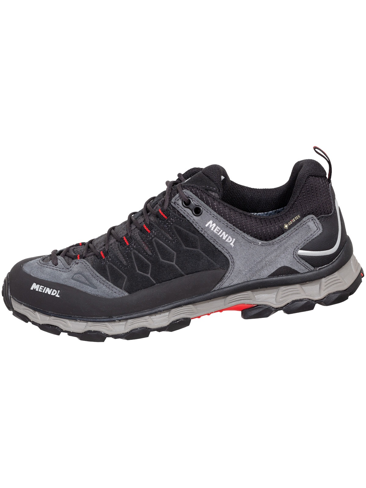 Meindl Wanderschuh »Meindl Kite Trail GTX anthrazit/rot«, Comfort fit® mehr Platz im Vorfussbereich und festen Halt in der Ferse