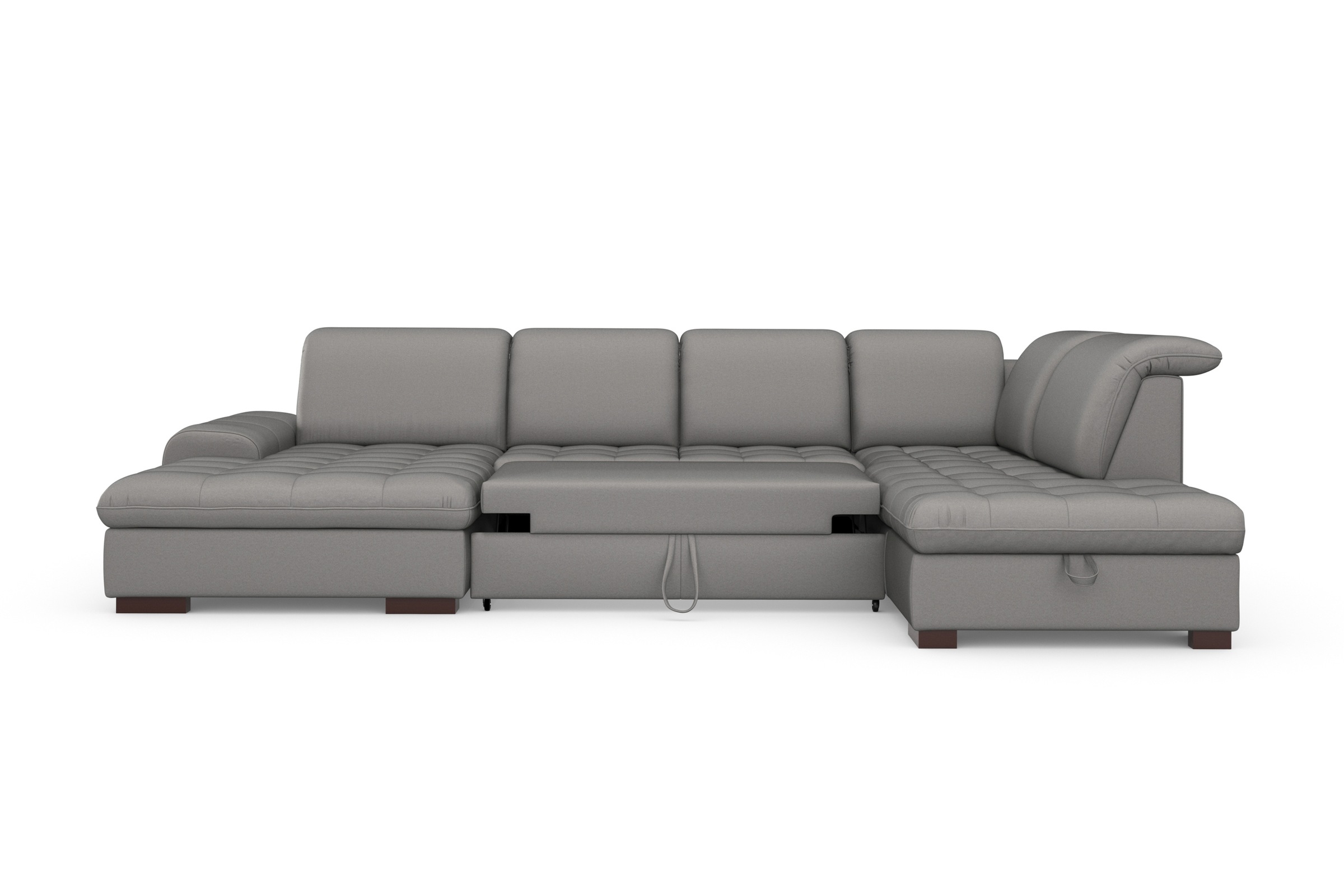 sit&more Wohnlandschaft »Luxor U-Form«, wahlweise mit Bettfunktion, Bettkasten und Kopfteilverstellung