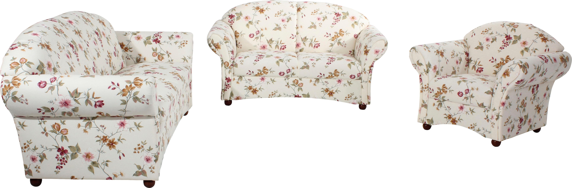 Max Winzer® Sessel, im romantischen Look, Blumen