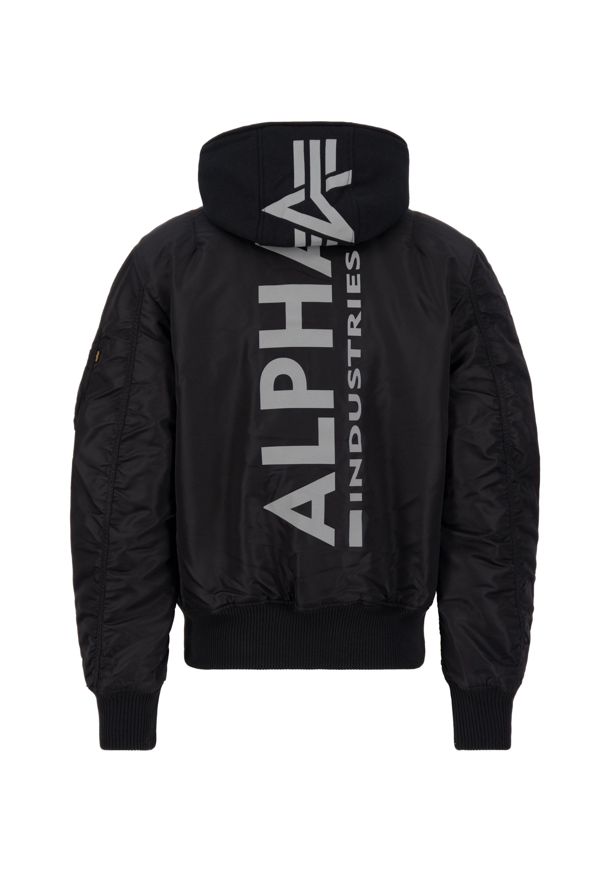 Alpha Industries Bomberjacke »Alpha Industries Men - Bomber Jackets MA-1 Zip Hood Back Print«