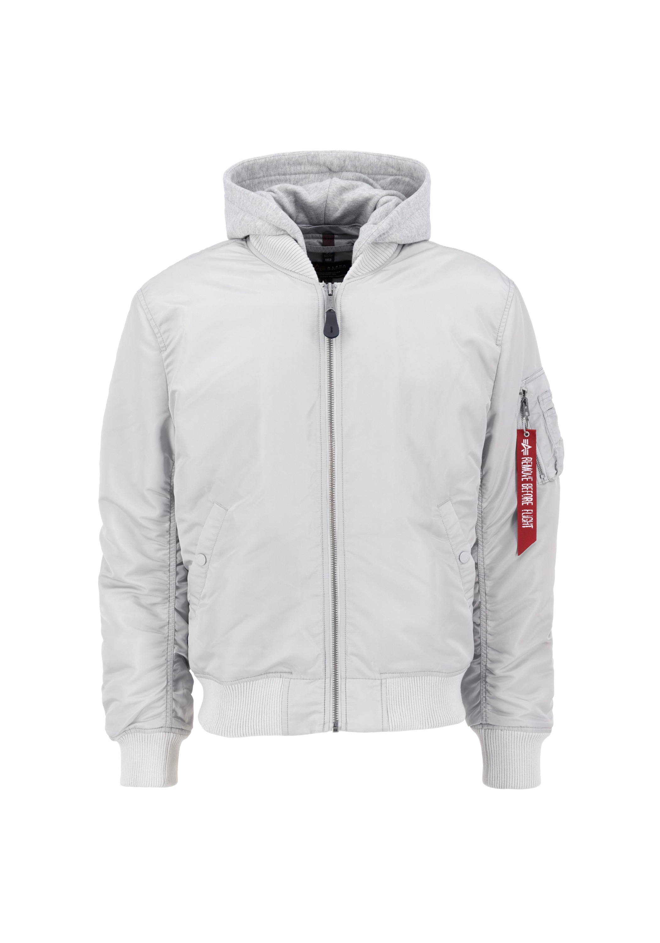 Alpha Industries Bomberjacke »MA-1 Zip Hood Back EMB«