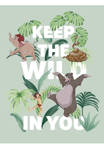 Komar Poster »Jungle Book Keep the Wild«, Disney kaufen