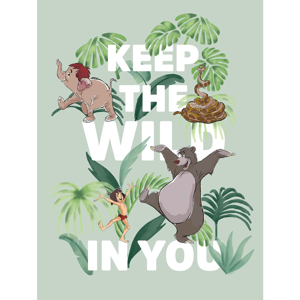 Komar Poster »Jungle Book Keep the Wild«, Disney, (1 St.)