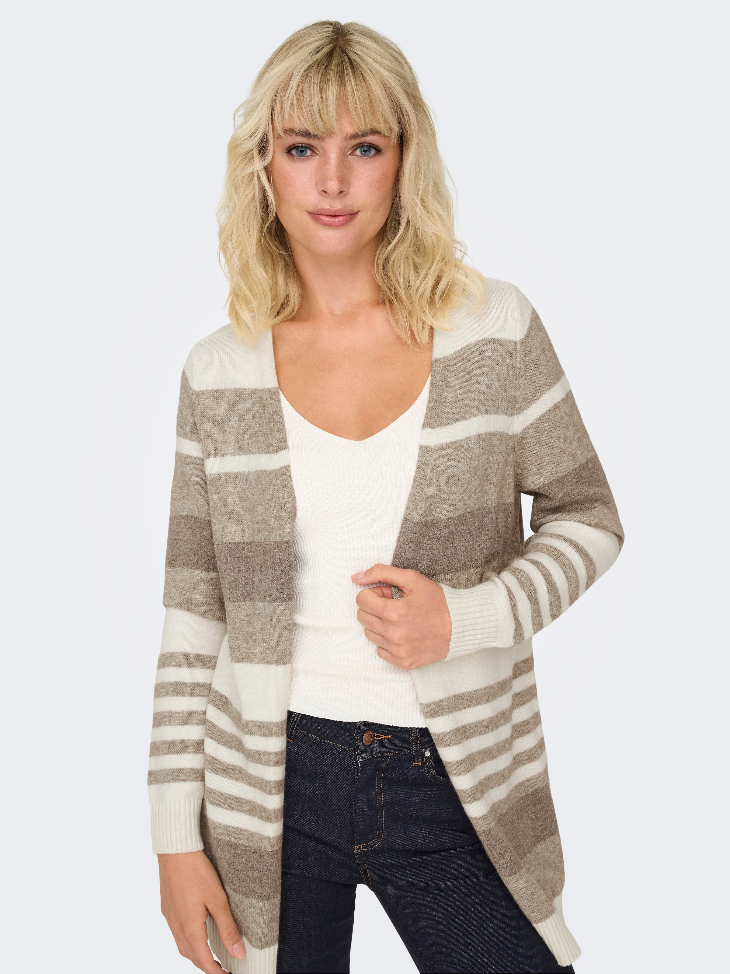 ONLY Strickjacke »ONLLESLY L/S OPEN CARDIGAN KNT NOOS«