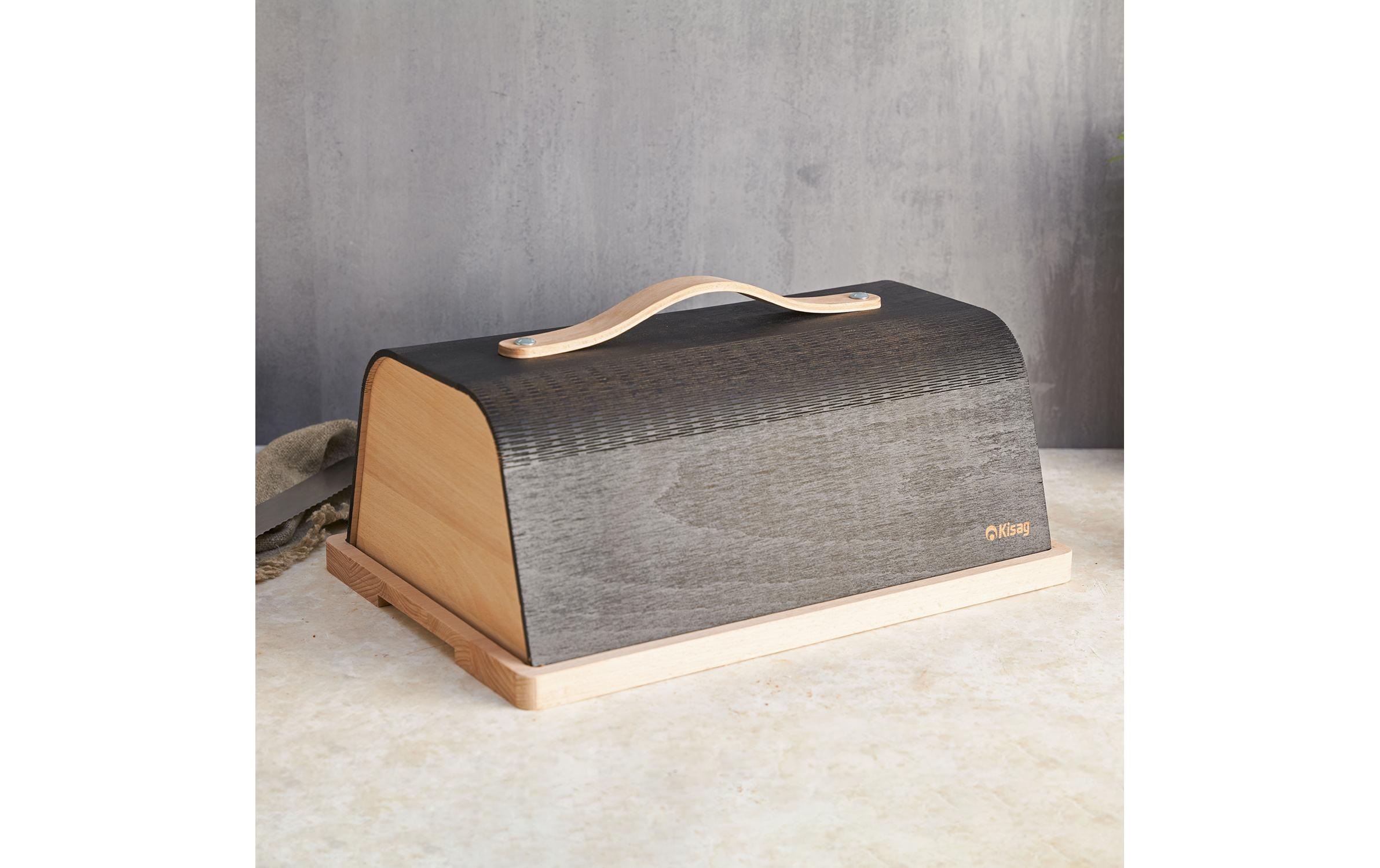 Brotkasten »Kisag Paris Buche«, (1 tlg.)