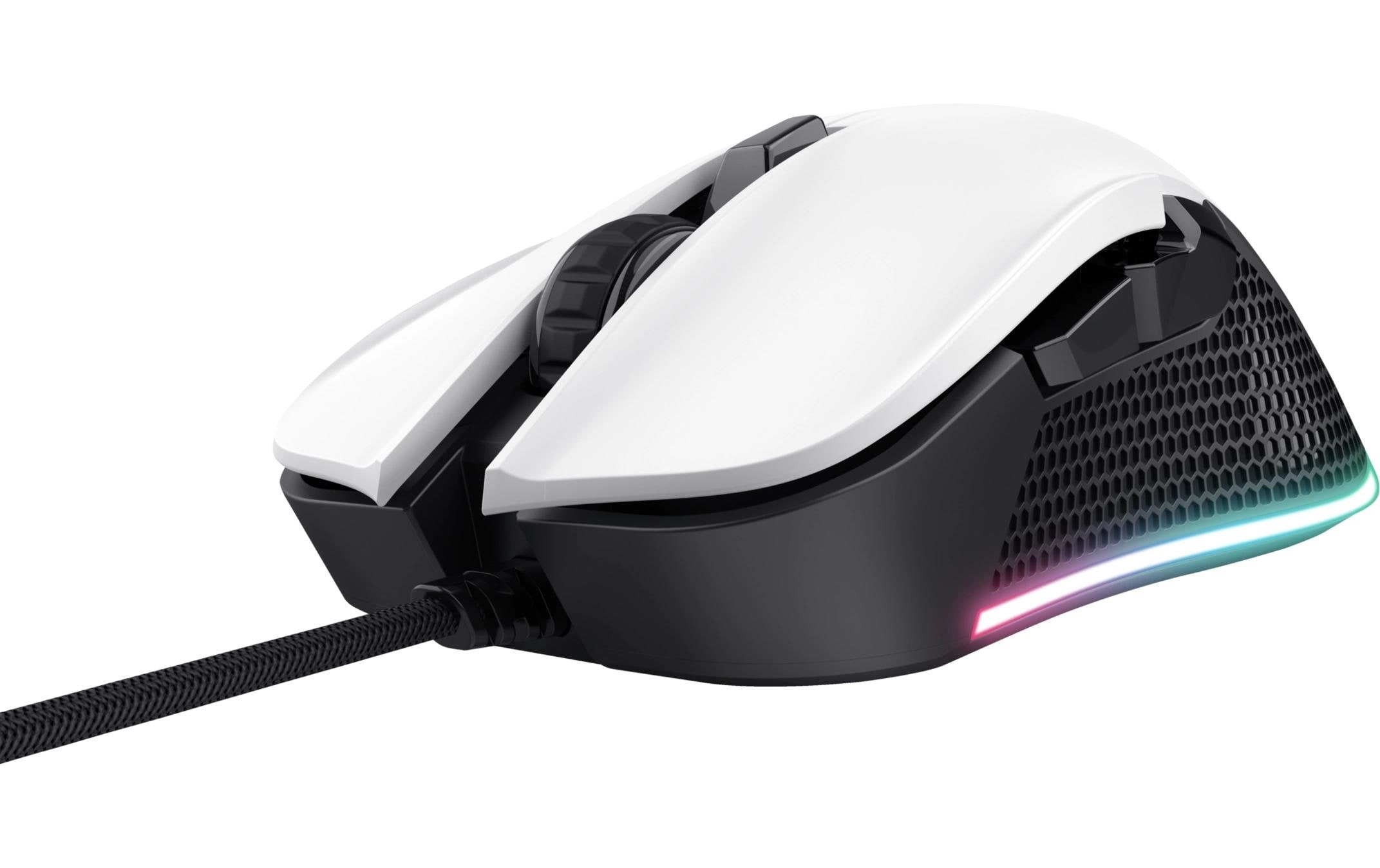 Trust Gaming-Maus »GXT922 Ybar Weiss«, 1000 MHz