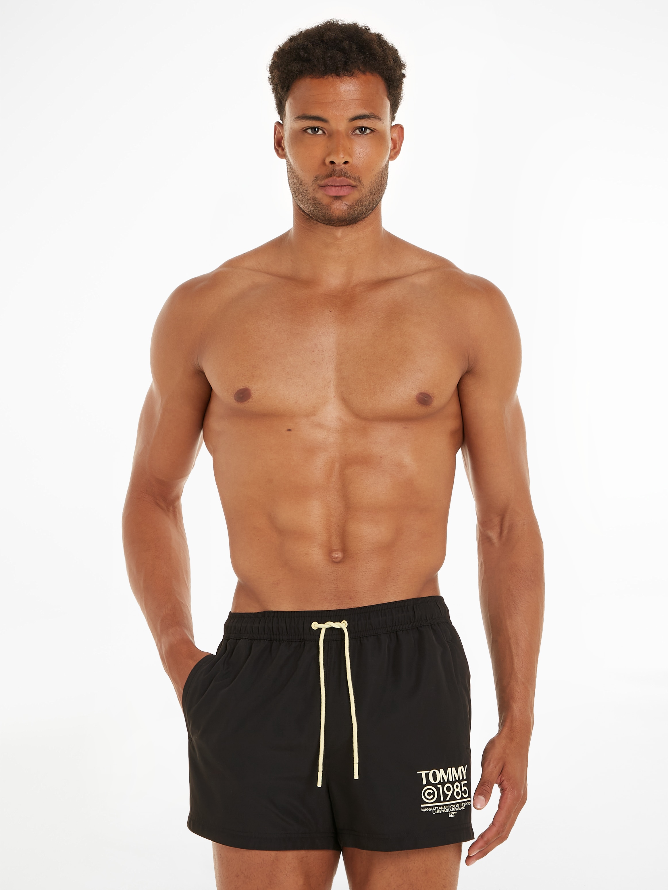 Badeshorts »SF SHORT DRAWSTRING«, mit kultigem Logoschriftzug