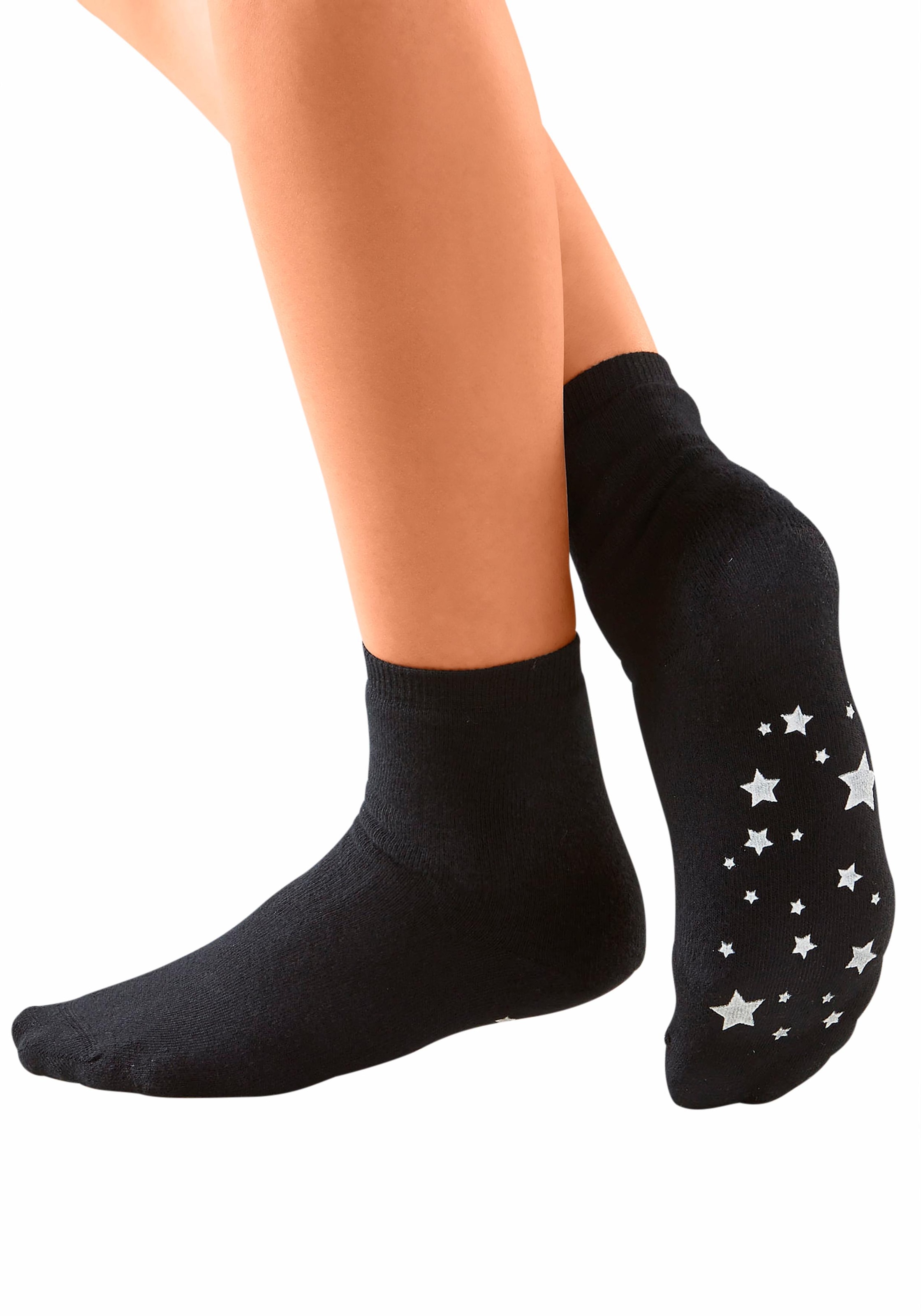 Lavana ABS-Socken, (Set, 3 Paar), mit Antirutschsohle im Sterndesign online  shoppen bei Jelmoli-Versand Schweiz