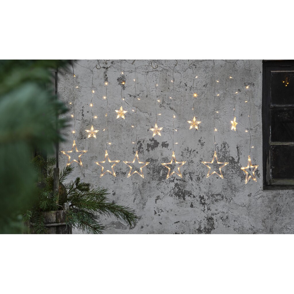 STAR TRADING LED-Lichtervorhang »Cor«, 130 St.-flammig