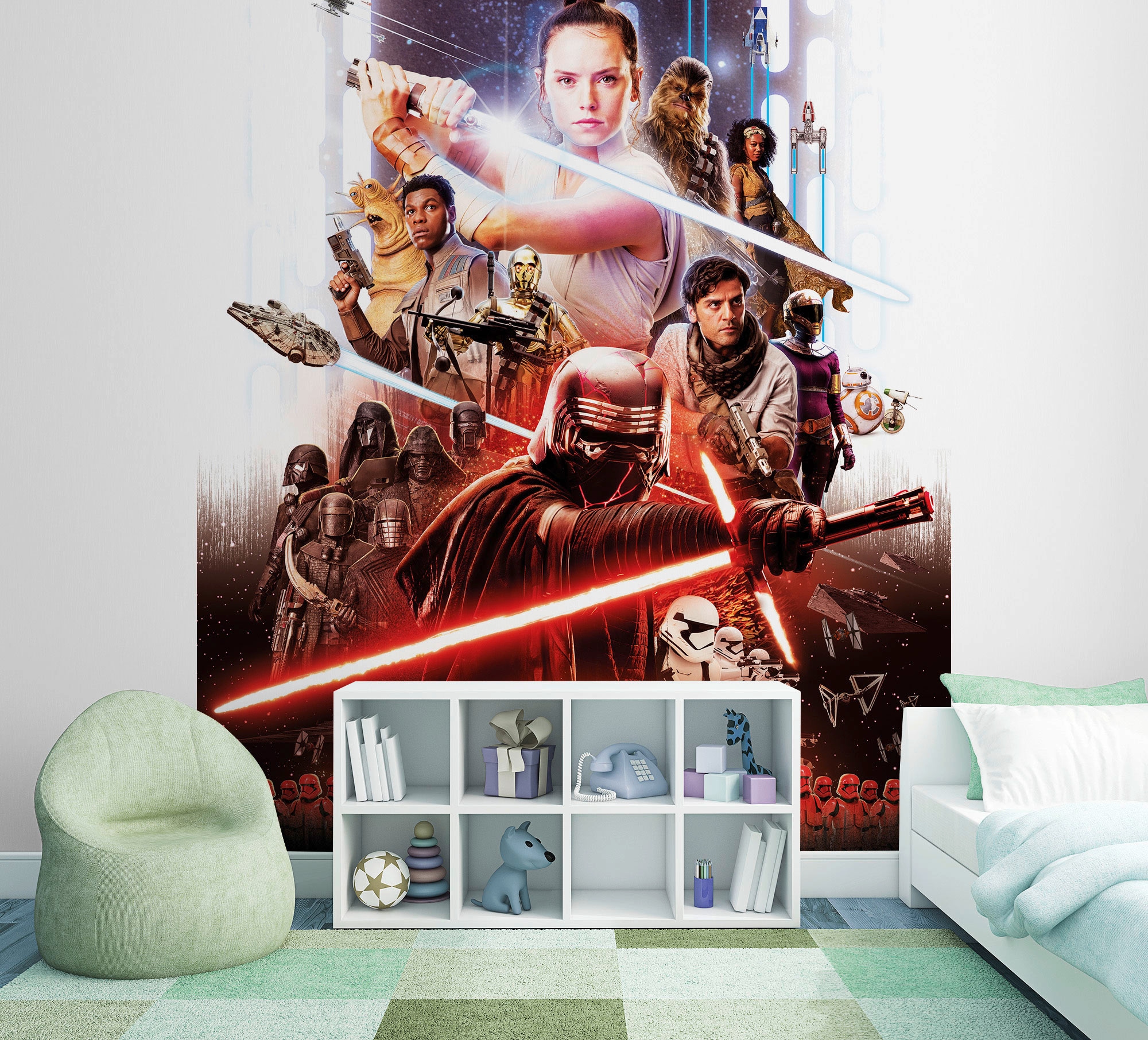 ✵ Komar Fototapete »STAR WARS EP9 Movie Poster Rey«, 184x254 cm (Breite x  Höhe) günstig ordern | Jelmoli-Versand