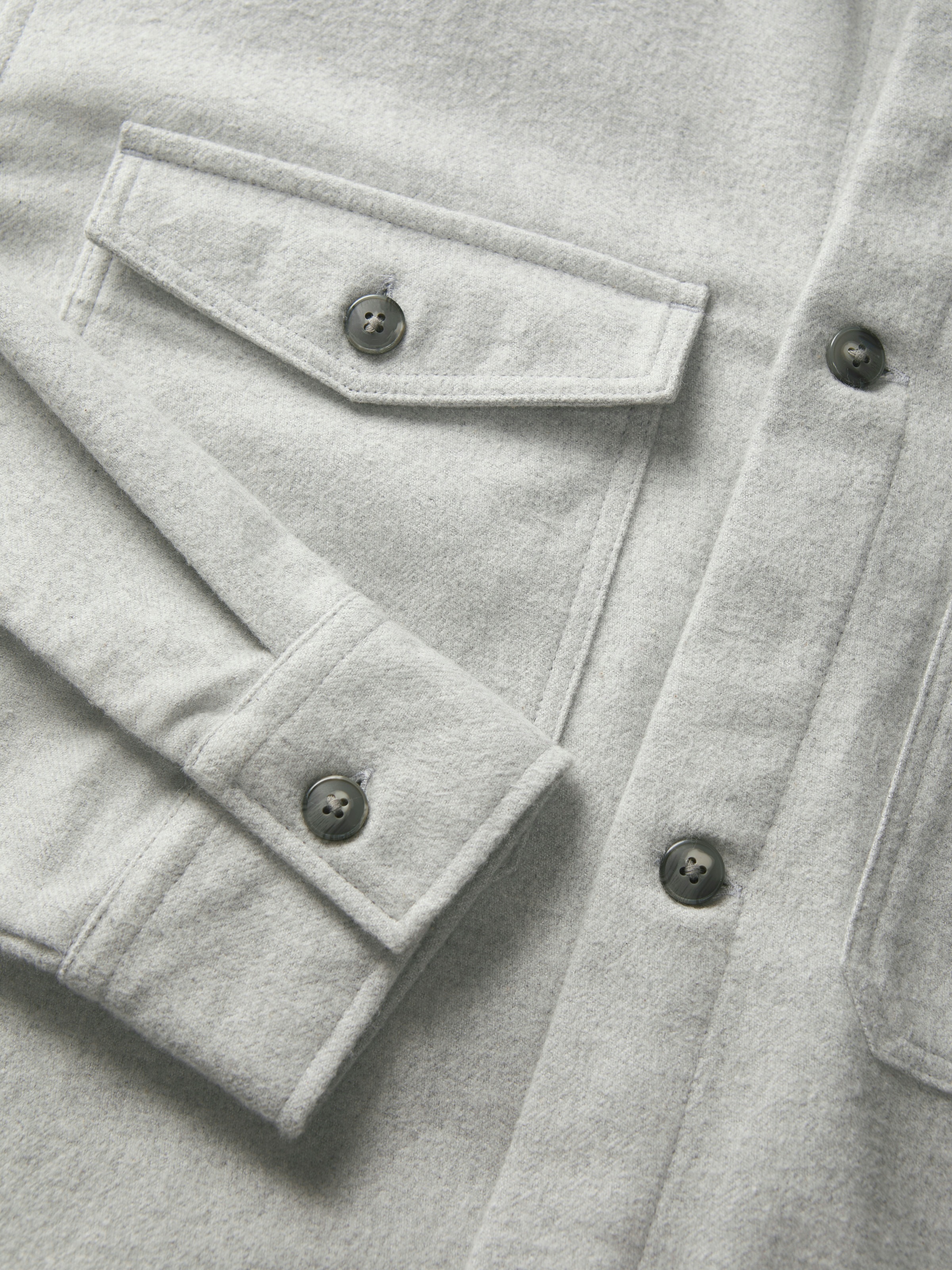 Jack & Jones Langarmhemd »JJEPERFECT MELANGE OVERSHIRT LS SN«