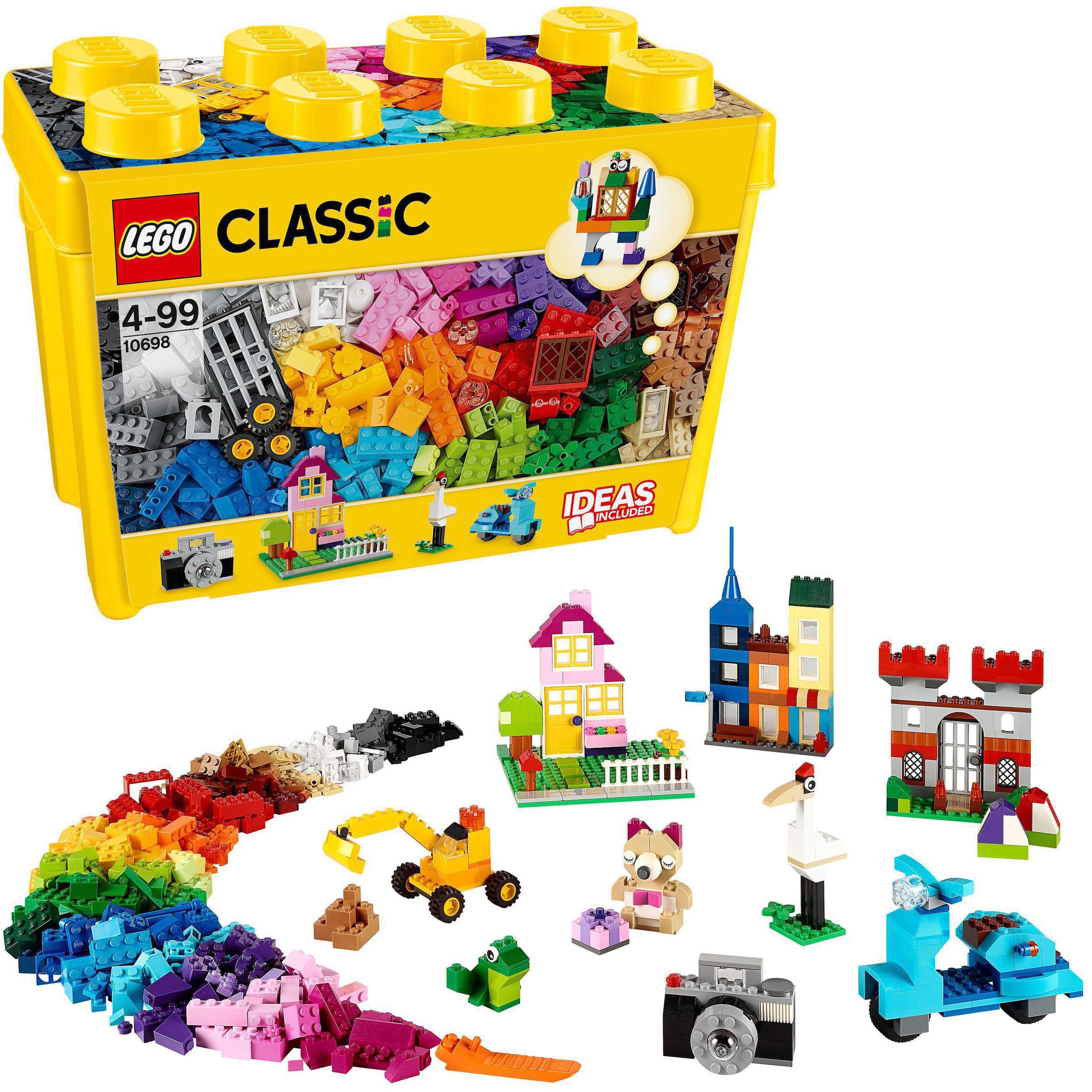 Konstruktionsspielsteine »Grosse Steine-Box (10698), LEGO® Classic«, (790 St.), Made...