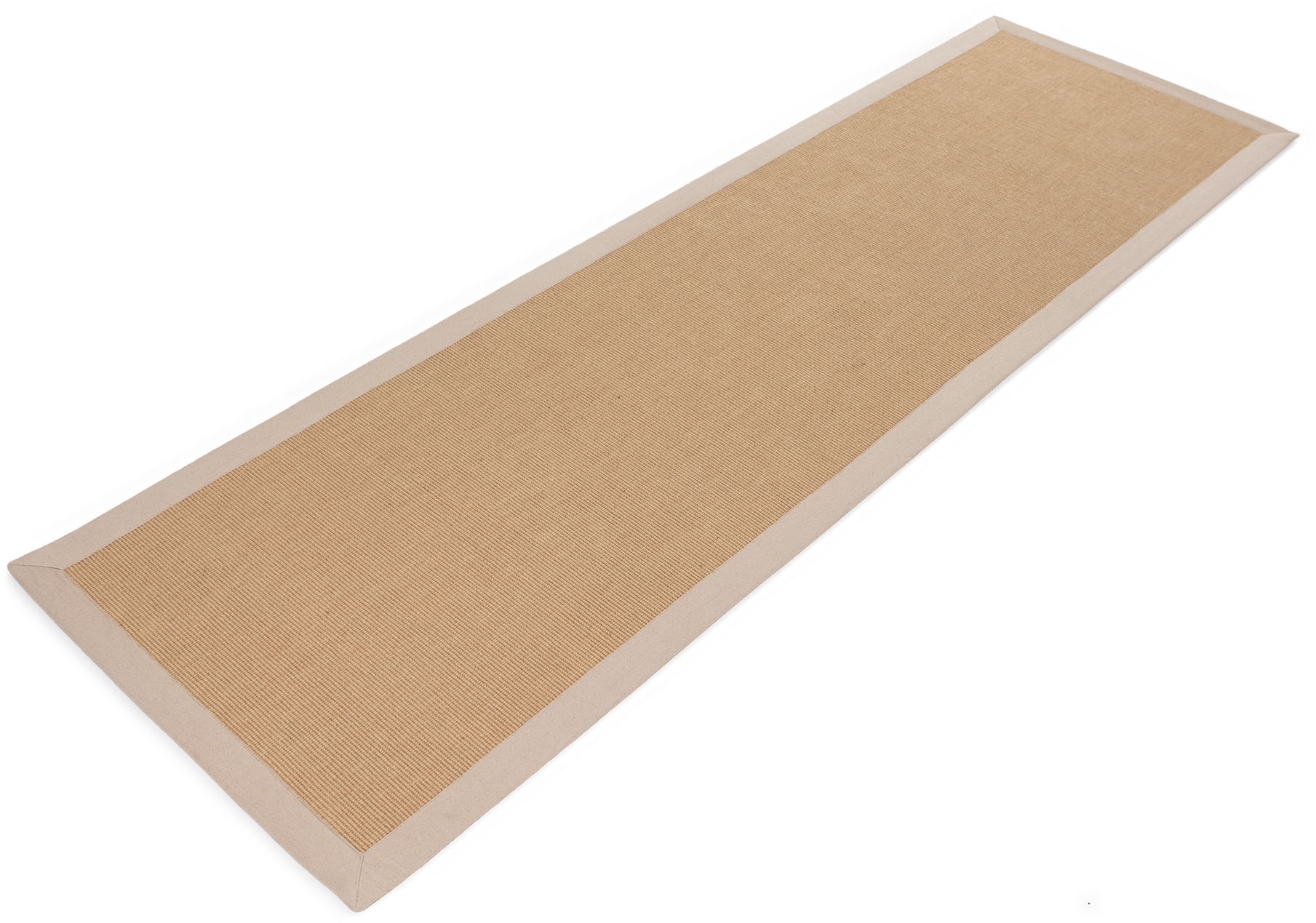 carpetfine Sisalteppich »Sisal,  auch als Läufer erhältlich«, rechteckig, 5 mm Höhe, mit farbiger Bordüre, Anti Rutsch Rückseite, viele Grössen, Wohnzimmer
