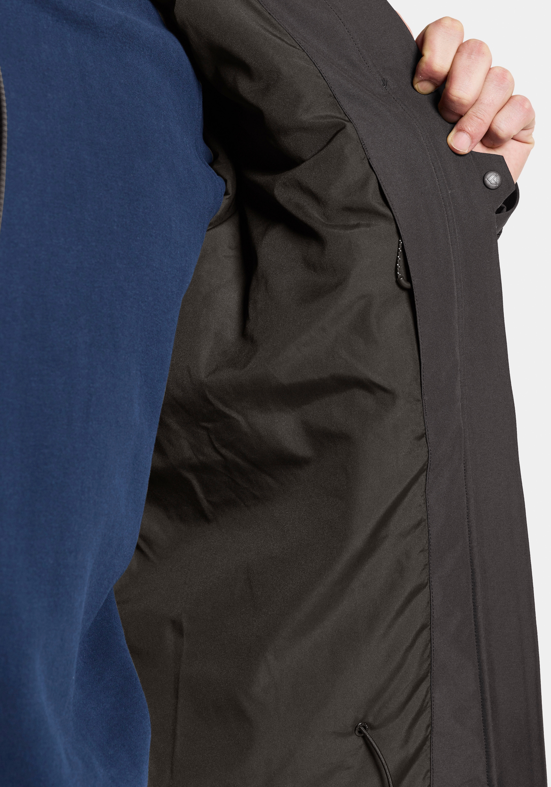 Didriksons Outdoorjacke, mit Kapuze