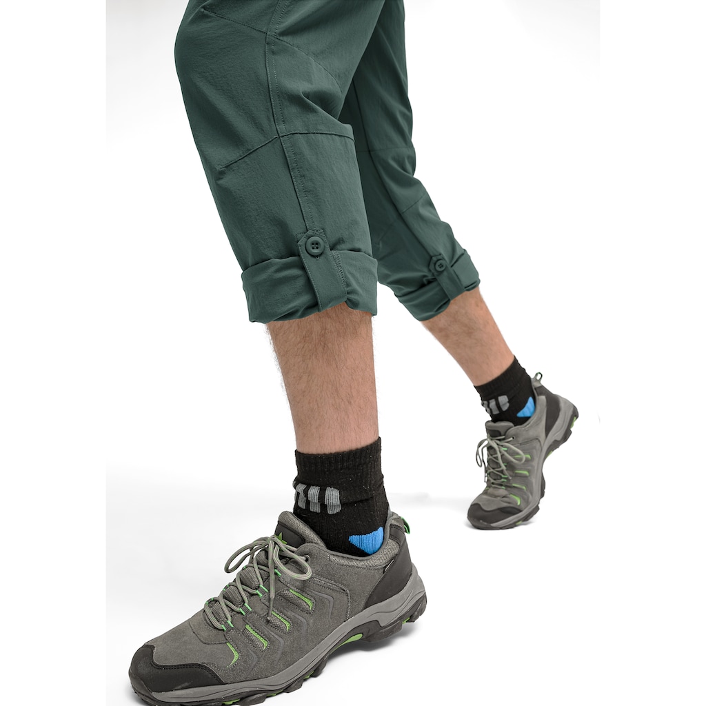 Maier Sports Funktionshose »Nil«, Herren Wanderhose, atmungsaktive Outdoor-Hose mit Roll up Funktion