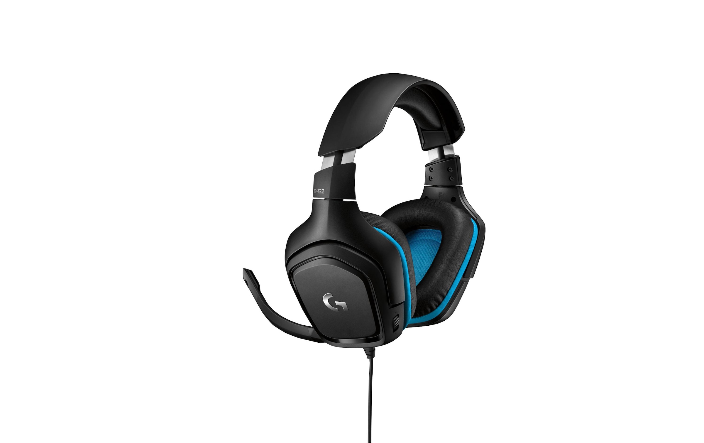 Logitech Gaming-Headset »G432 7.1 Surround Schwarz«, Noise-Cancelling