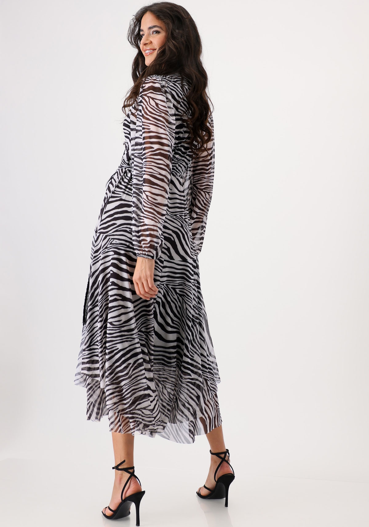 Monari Maxikleid, mit Animalprint