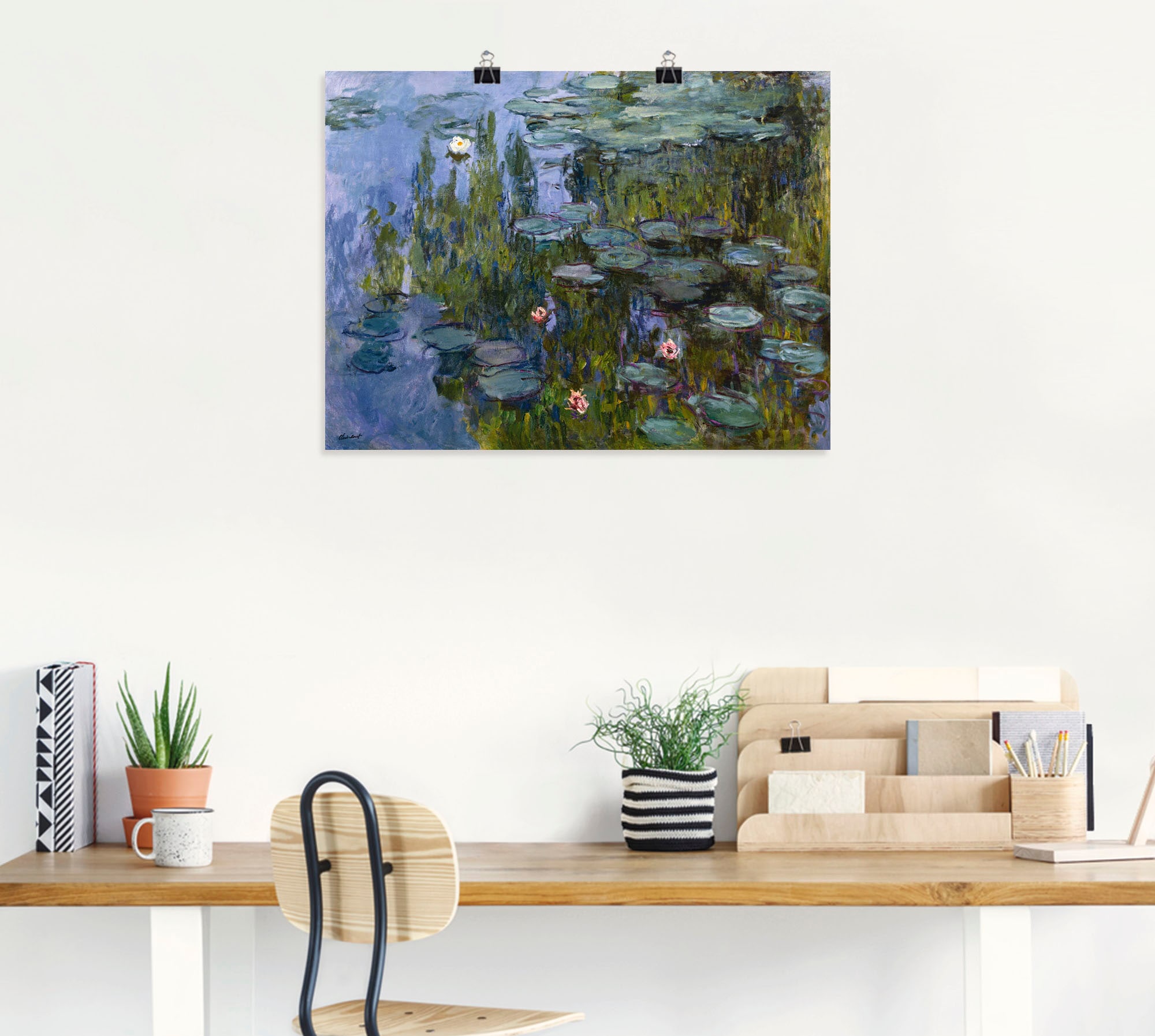 Artland Wandbild »Seerosen (Nympheas). 1918/1921.«, Blumen, (1 St.), als Leinwandbild, Poster, Wandaufkleber in verschied. Grössen