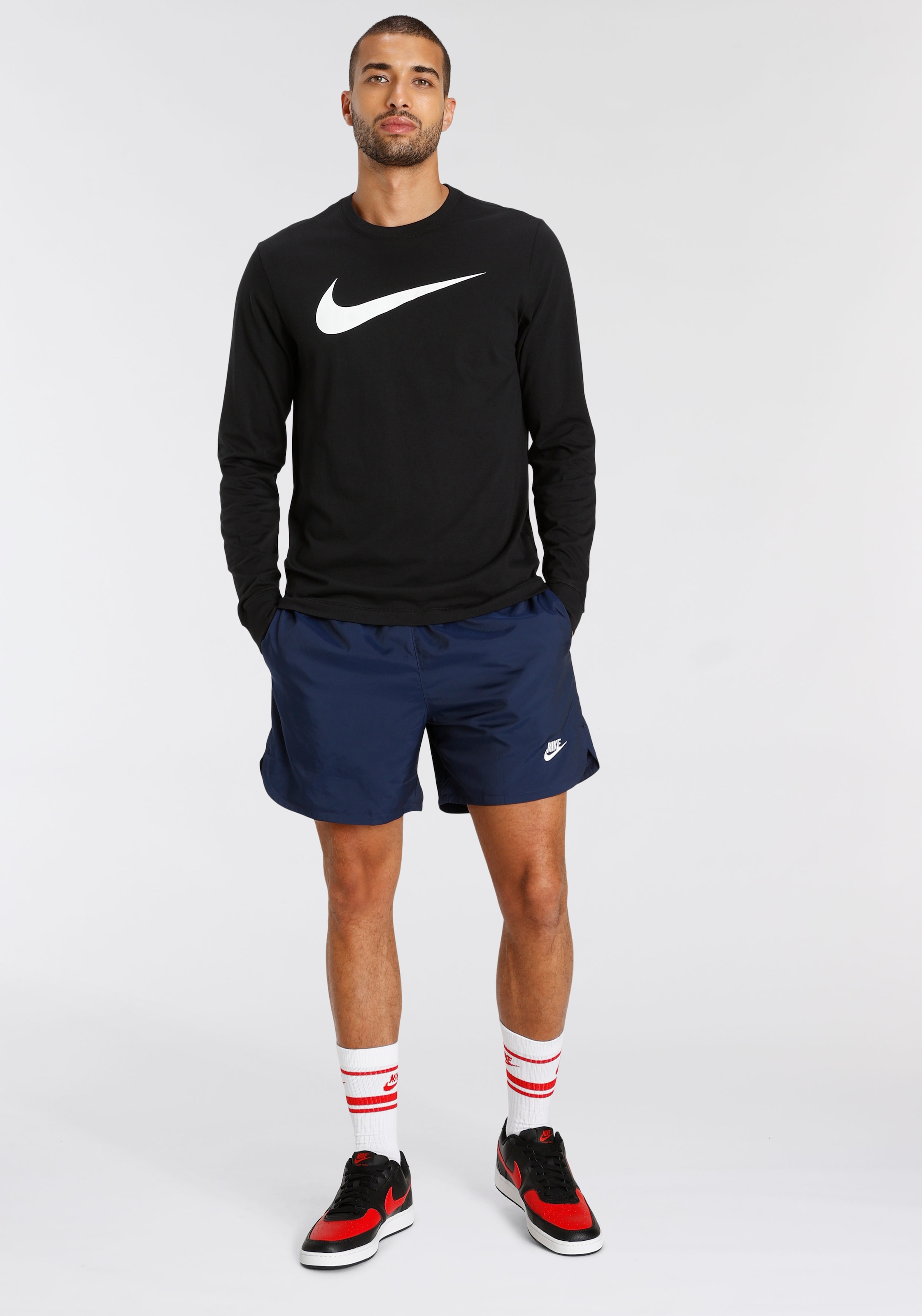 Nike Sportswear Langarmshirt »MEN\'S LONG-SLEEVE bestellen | T-SHIRT« online Jelmoli-Versand