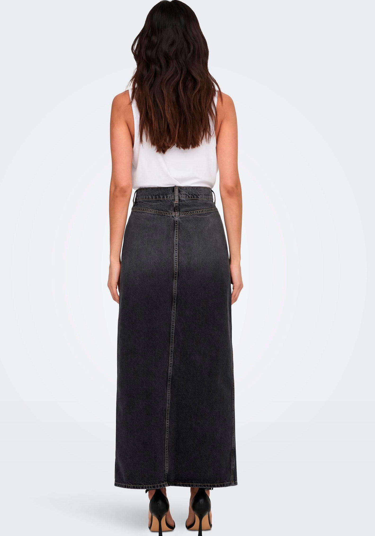 ONLY Jeansrock »ONLCILLA LONG SLIT SKIRT DNM NOOS«