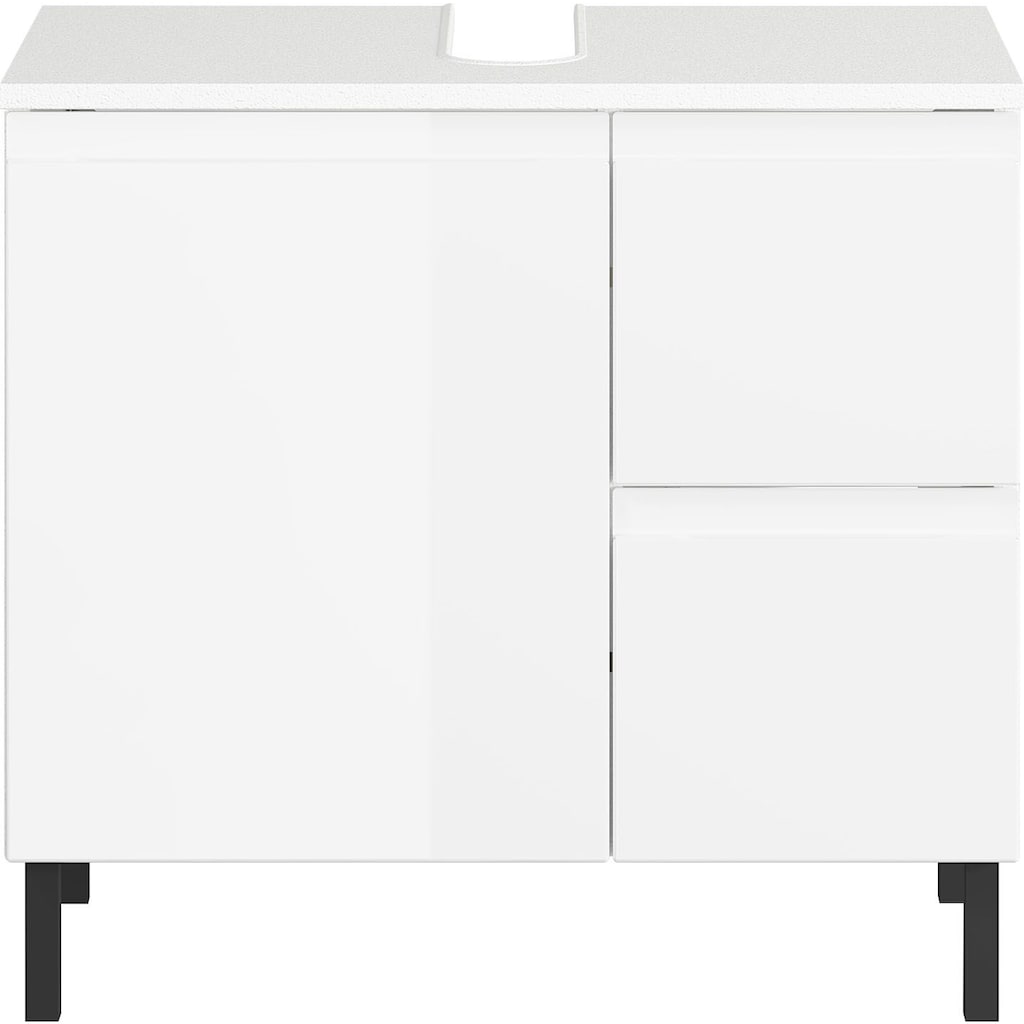GERMANIA Waschbeckenunterschrank »Scantic«, Breite 60 cm, Badezimmerschrank, verstellbarer Einlegeboden