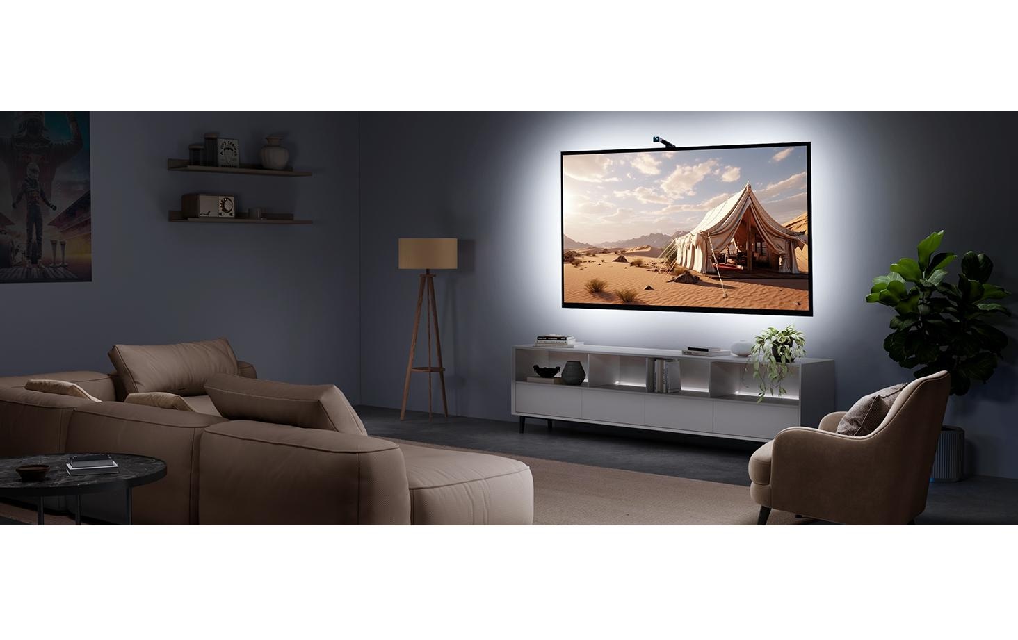 Govee LED Lichtleiste »Govee T3, 75-85, RGBICW, WiFi, BT«, 150 flammig