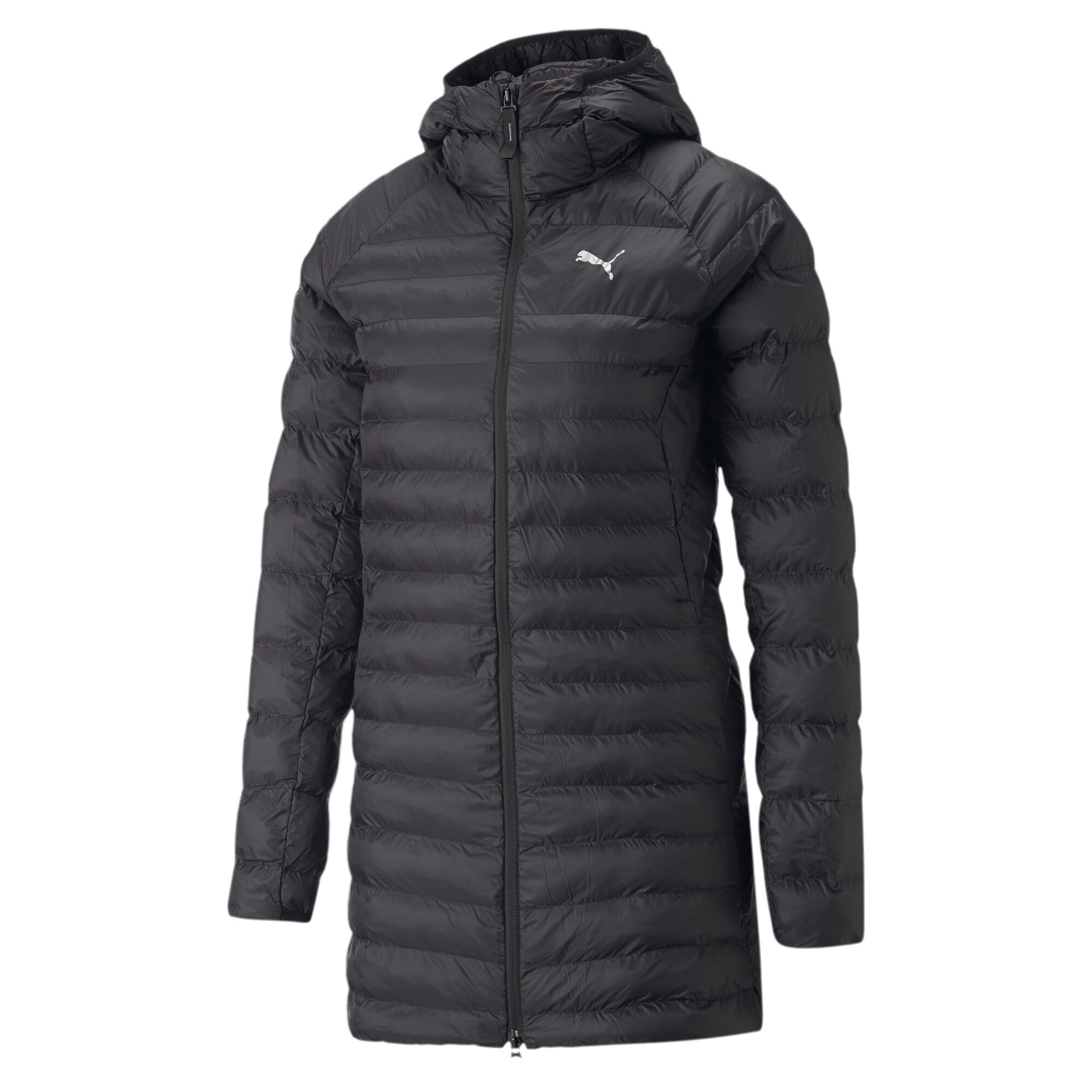 PUMA Winterjacke »PACKLITE PRIMALOFT LONG HOODED JACKET«, mit Kapuze